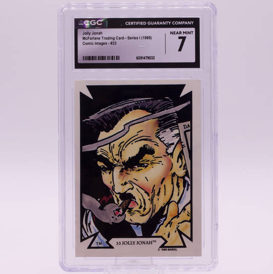 1989 McFarlane Comic Images Jolly Jonah #33 CGC 7 NEAR MINT Marvel Card
