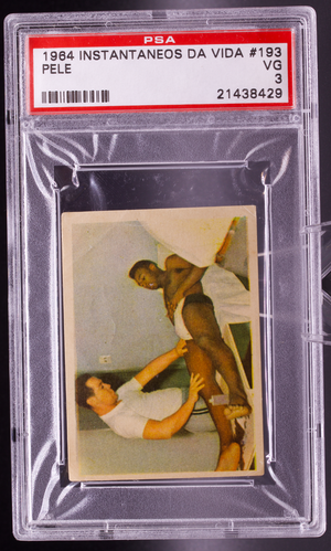 1964 Instantaneos Da Vida #193 Pelé PSA 3 VG Santos Medical Brazil Soccer