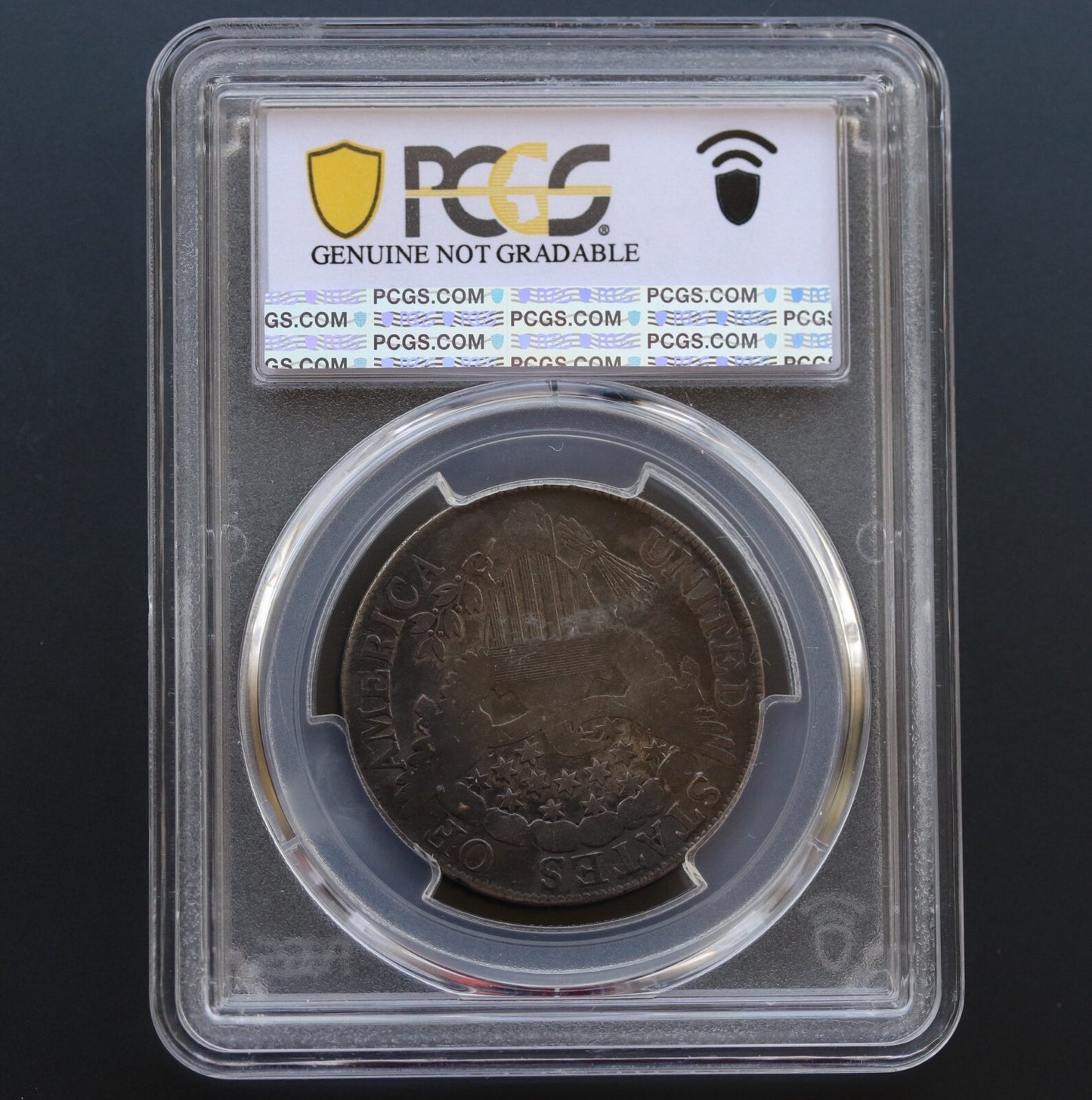 1807 Draped Bust Half Dollar PCGS Good Details Env Dam O-105 R1 50C
