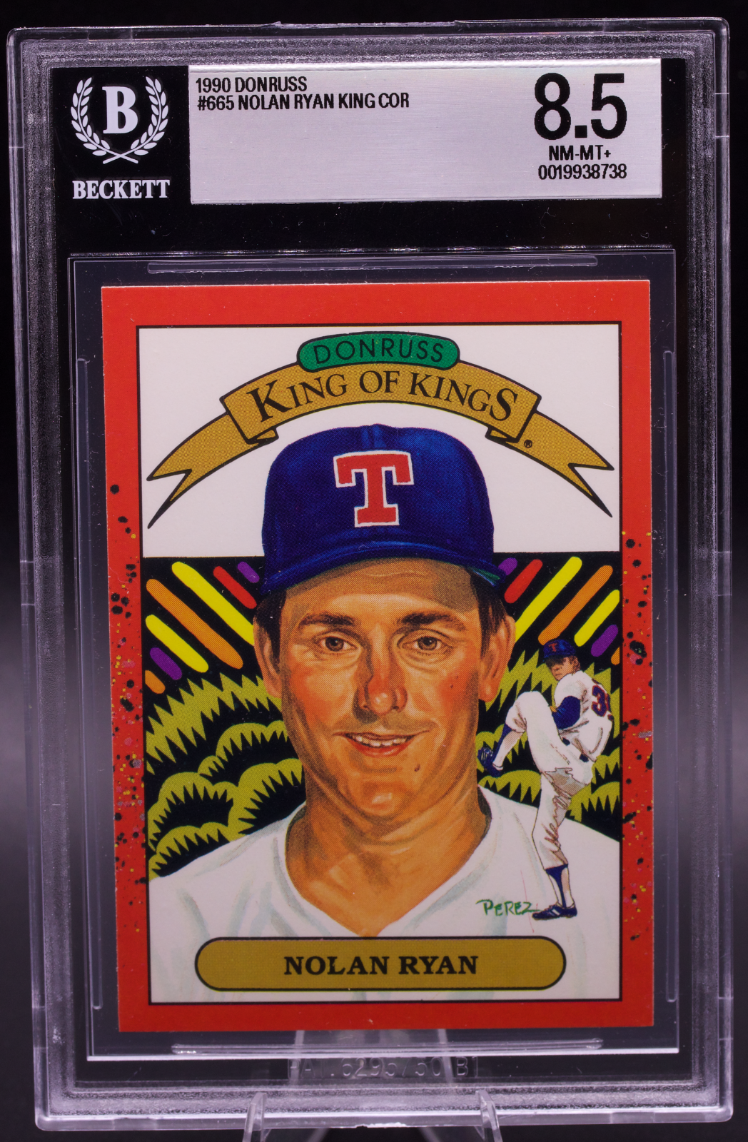 1990 Donruss King of Kings Nolan Ryan #665 New BGS Holder 8.5 NM-MT+ Rangers