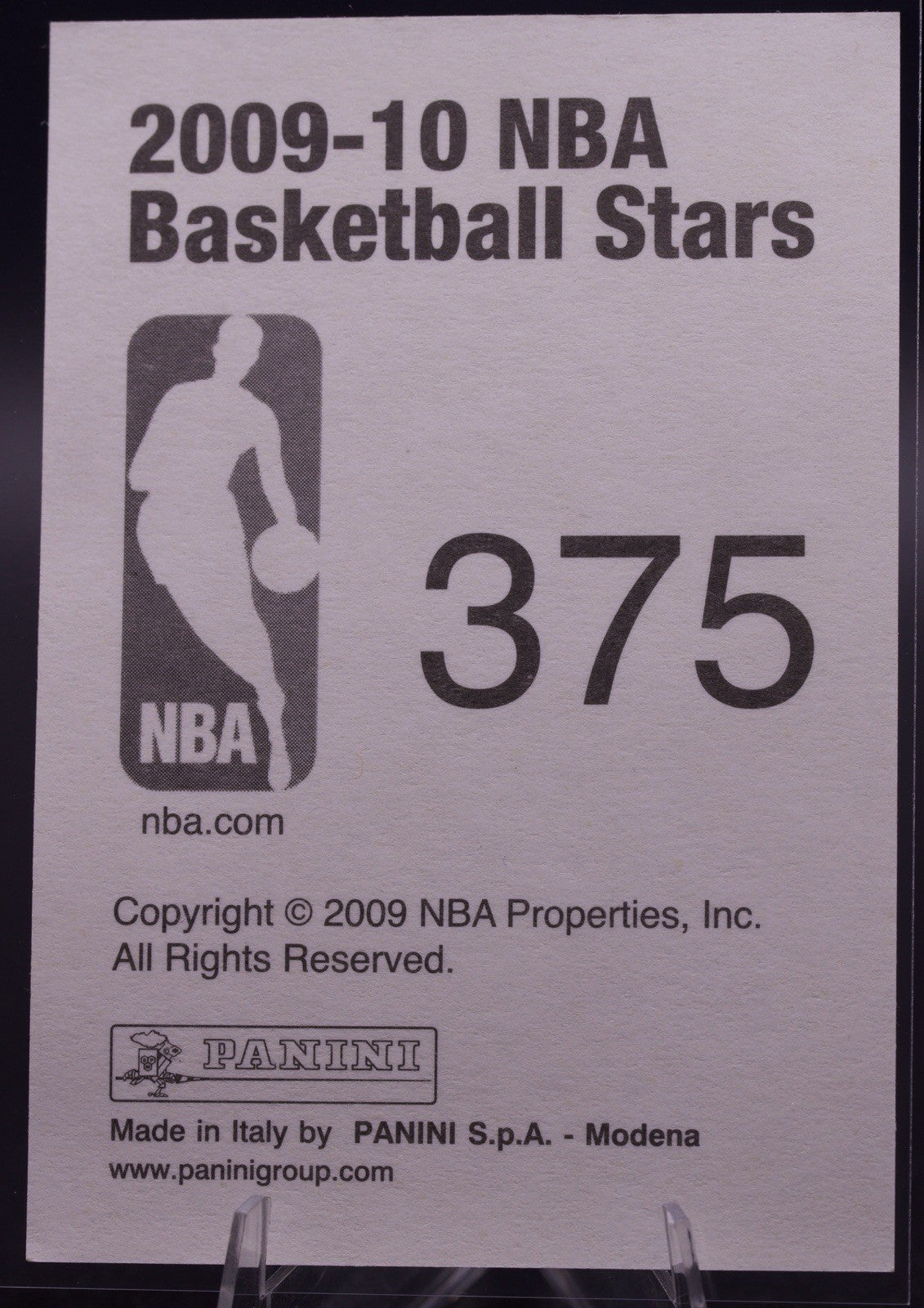 2009-10 Panini NBA Sticker Collection Dwyane Wade #375