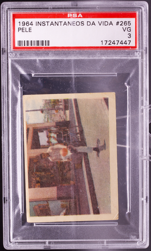 1964 Instantaneos Da Vida #265 Pele PSA 3 VG Street Playing Boys Soccer Card