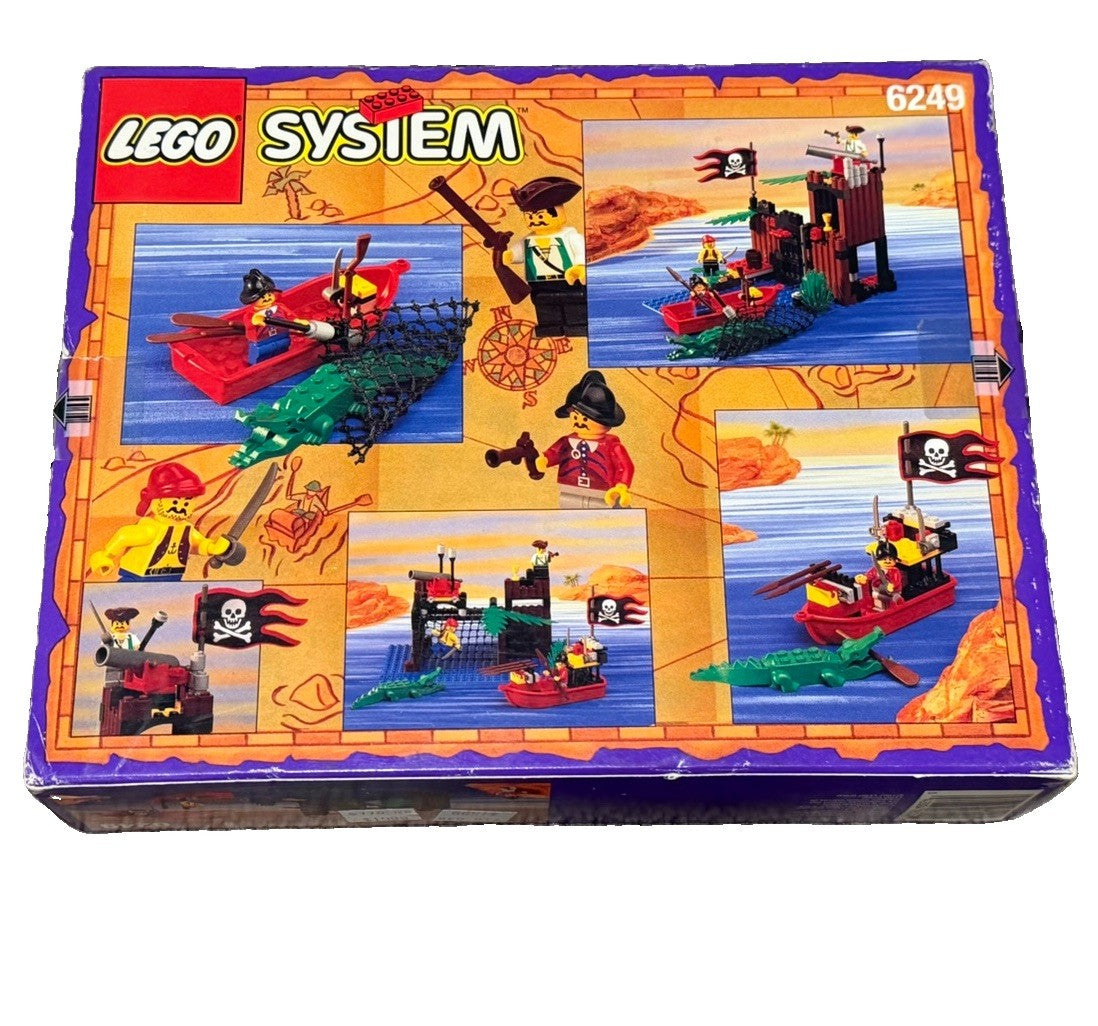 1997 LEGO Pirates Ambush 6249 NEW SEALED Vintage Box Wear Crocodile