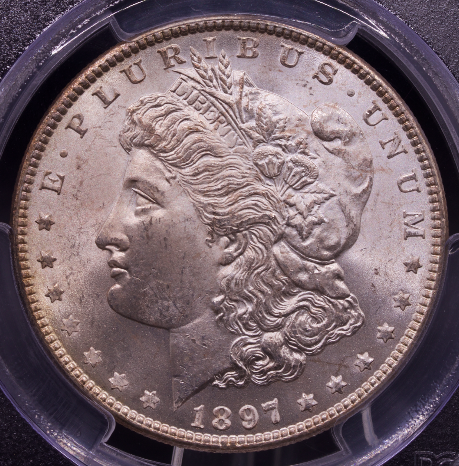 1897 Morgan Silver Dollar $1 PCGS MS64+ Choice BU Plus Registry Set