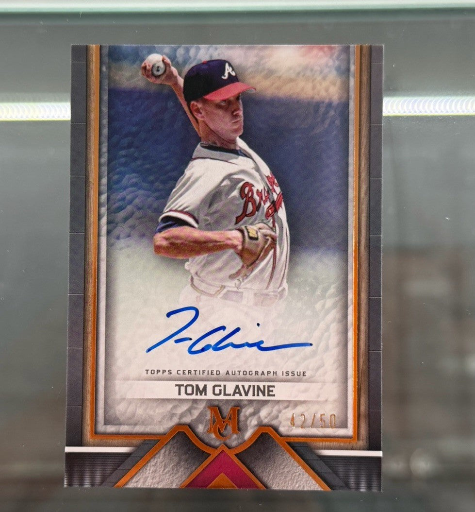 2023 Topps Museum Collection Archival Autograph Tom Glavine /50