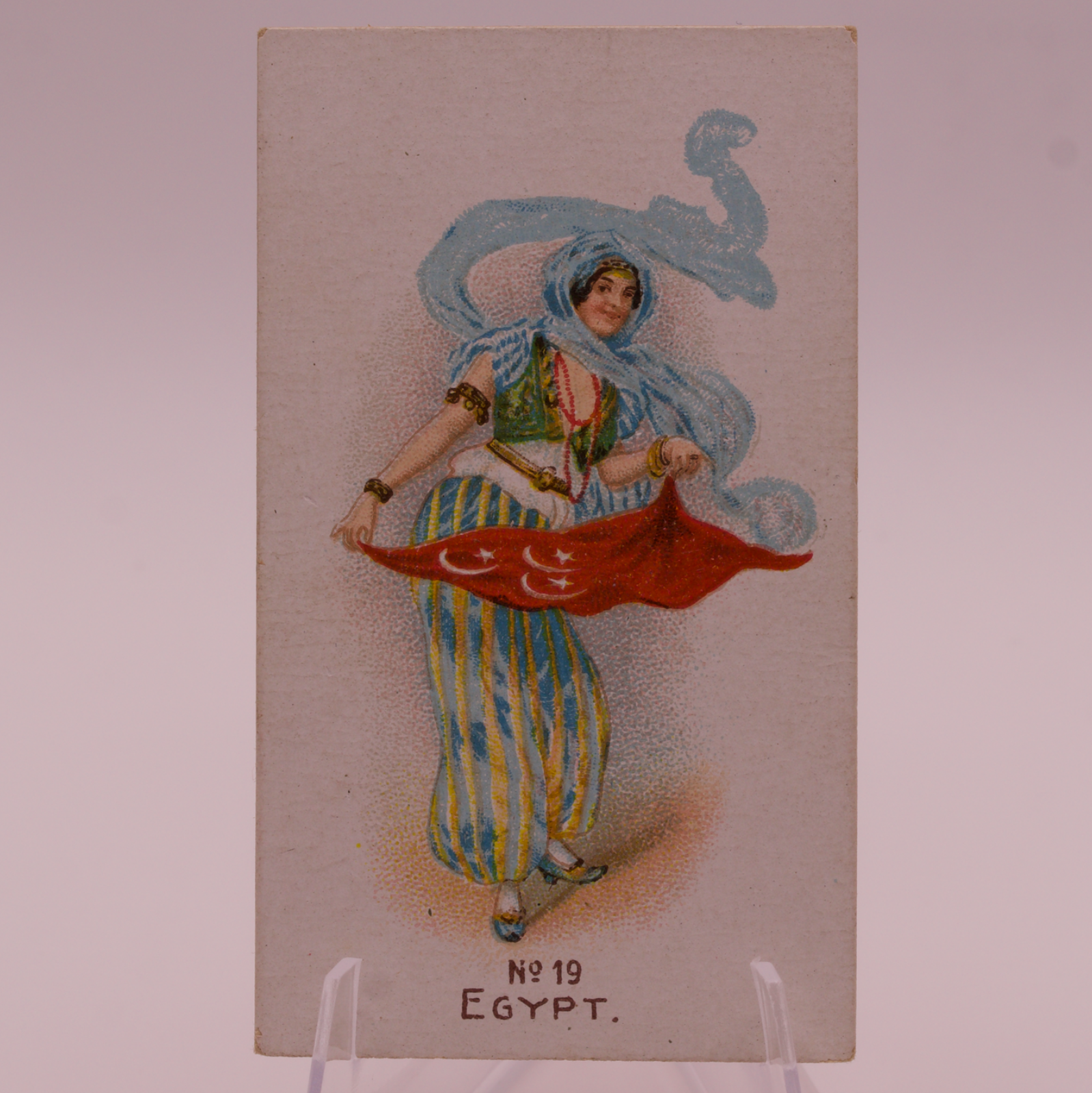Antique Wills Scissors Cigarettes Card No 19 Egypt W.D. & H.O. Wills Bristol
