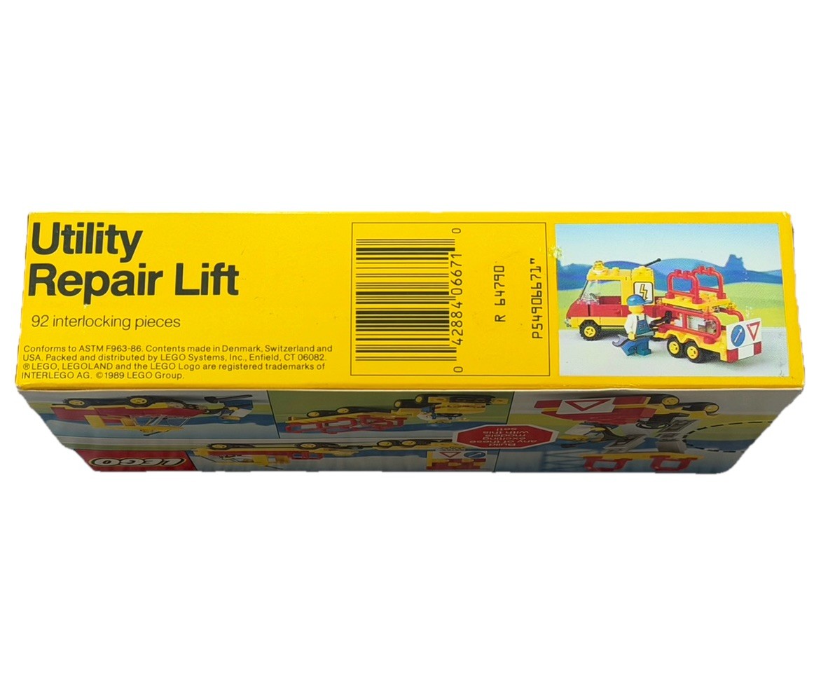 Vintage LEGO 6671 Utility Repair Lift Town Sealed New 1989 106 pcs Rare