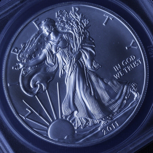 ANACS MS70 2011-(S) American Silver Eagle Dollar First Day Issue #2201 of 3429