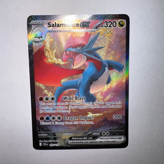Salamence EX 187/159 SIR - Pokémon TCG Journey Together - NM/ MINT