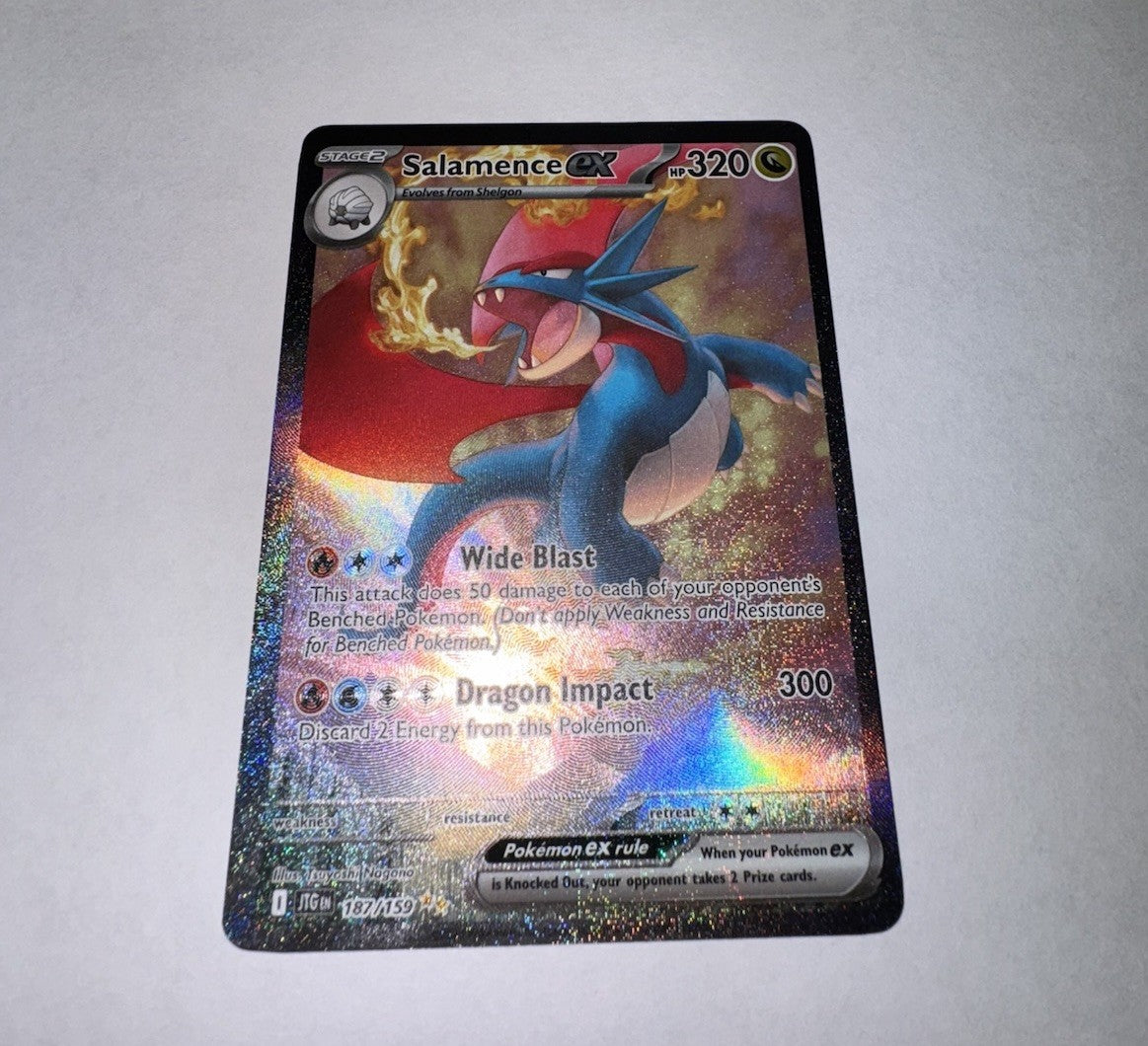 Salamence EX 187/159 SIR - Pokémon TCG Journey Together - NM/ MINT