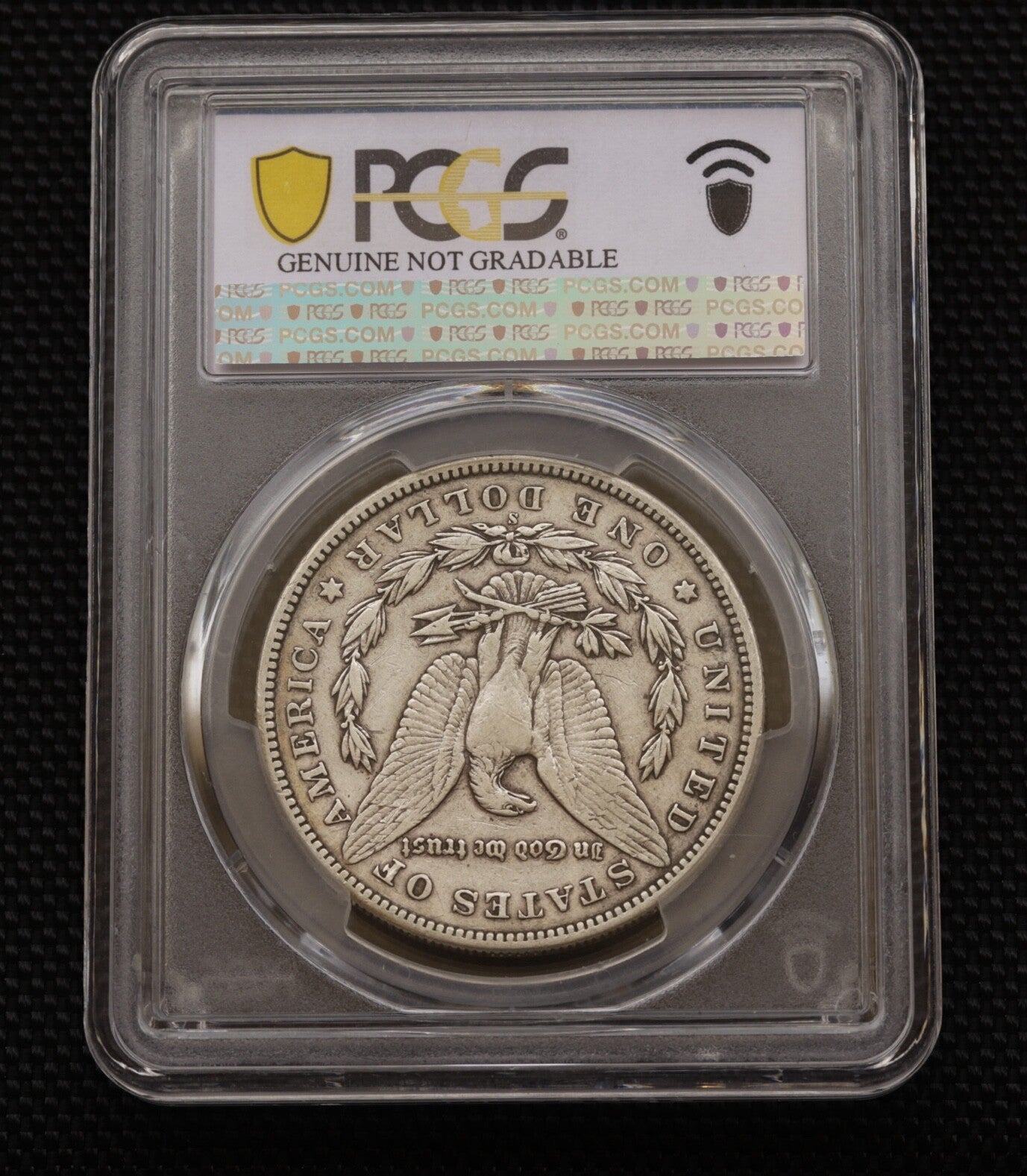 1895-S Morgan Silver Dollar PCGS Genuine VF Details Key Date Scarce Low Mintage
