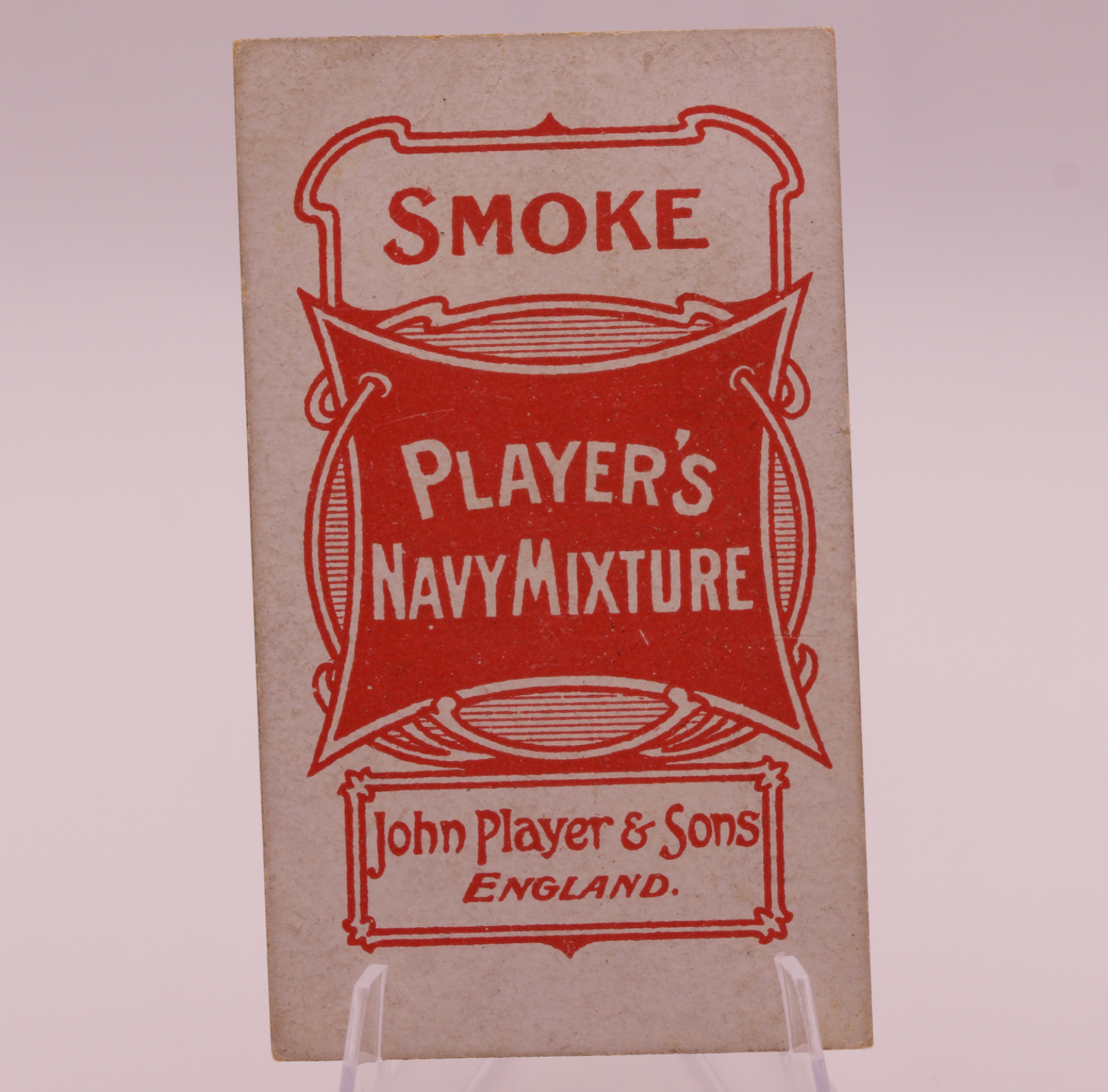 Antique Player's Navy Mixture Cigarette Card China John Player & Sons England