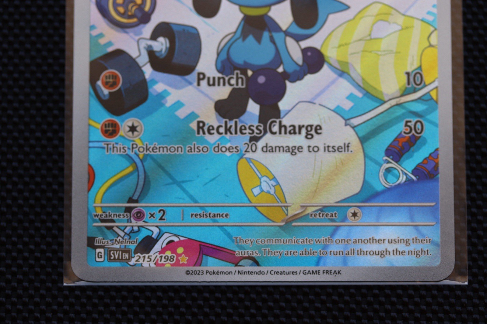 Riolu 215/198 Illustration Rare – Scarlet & Violet SV01 – NM or Better