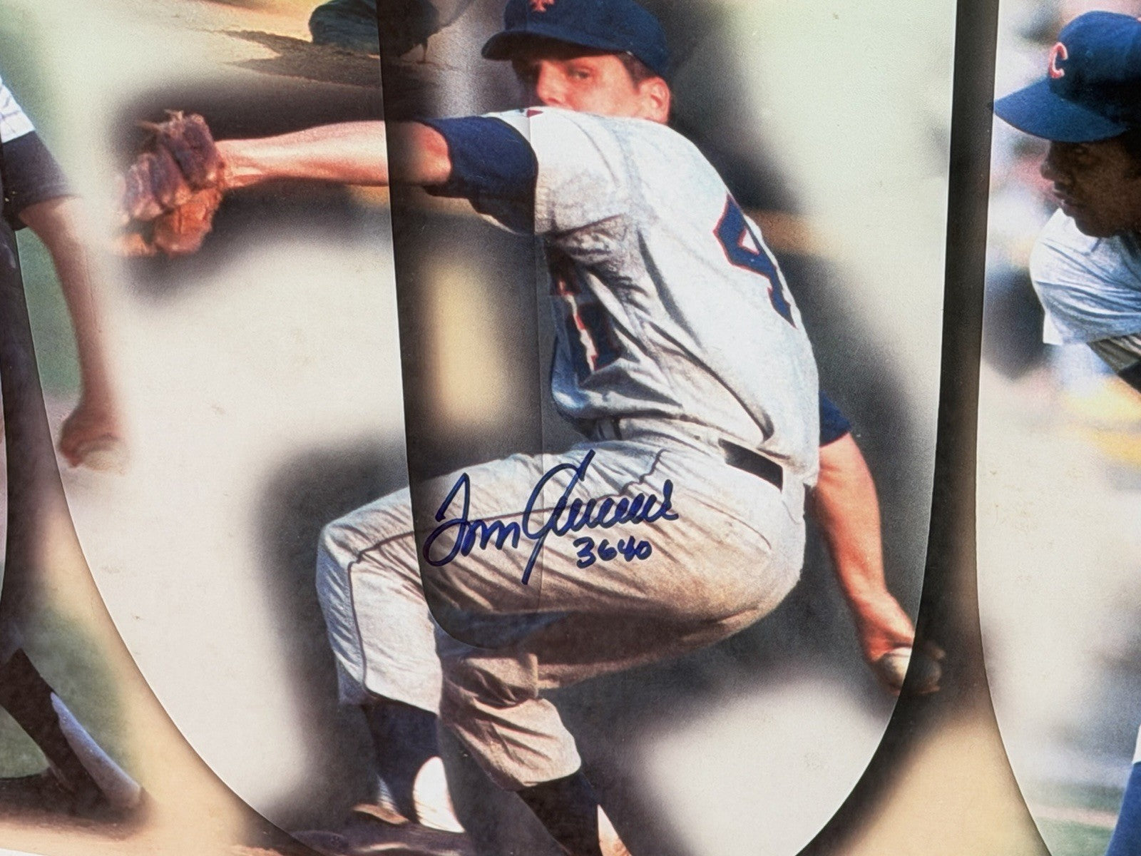 3000 Strikeout Club Signed Print /100 Nolan Ryan Seaver Carlton Clemens Gibson