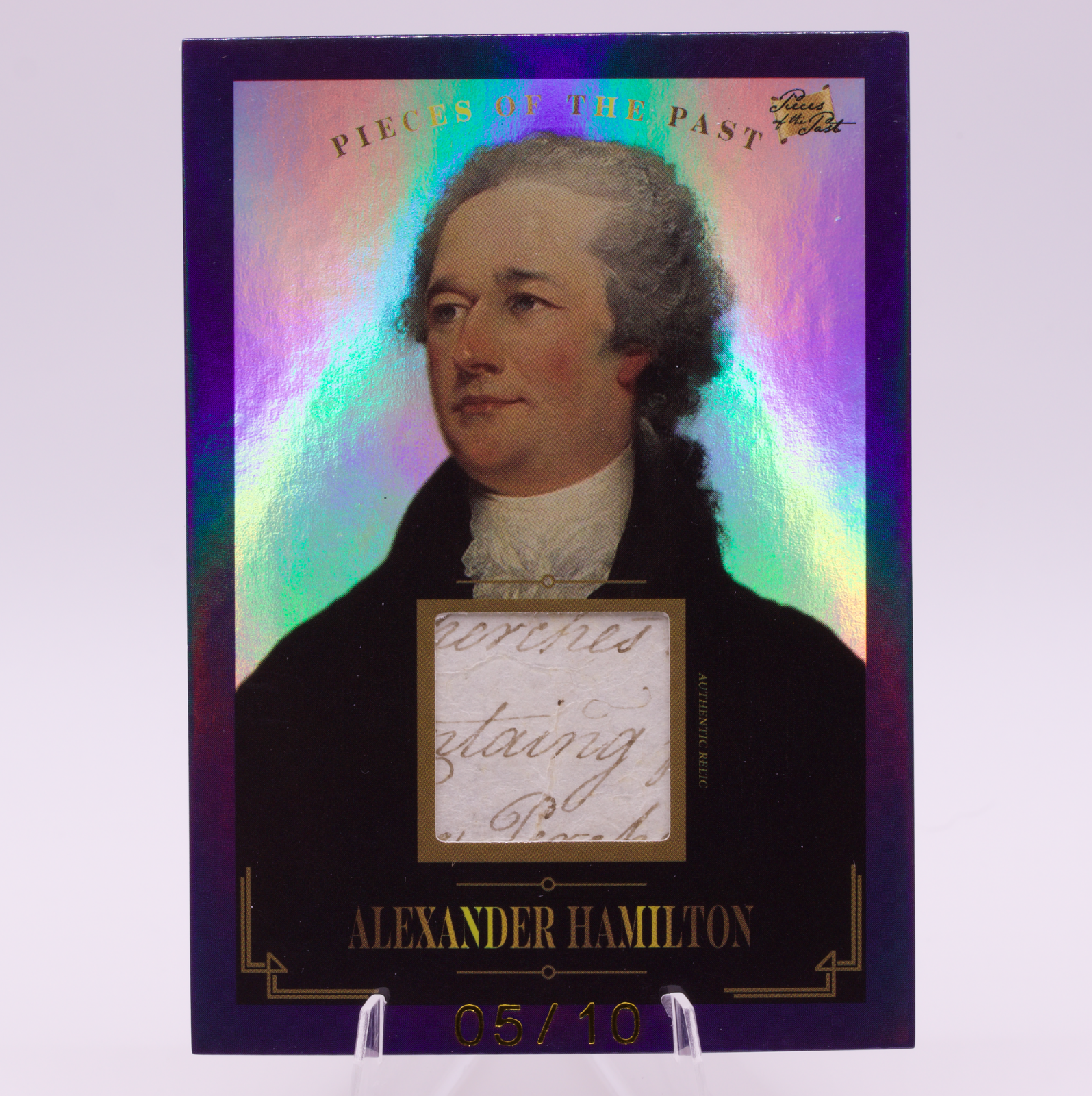 2023 Pieces of the Past Alexander Hamilton Relic Card #152 /10