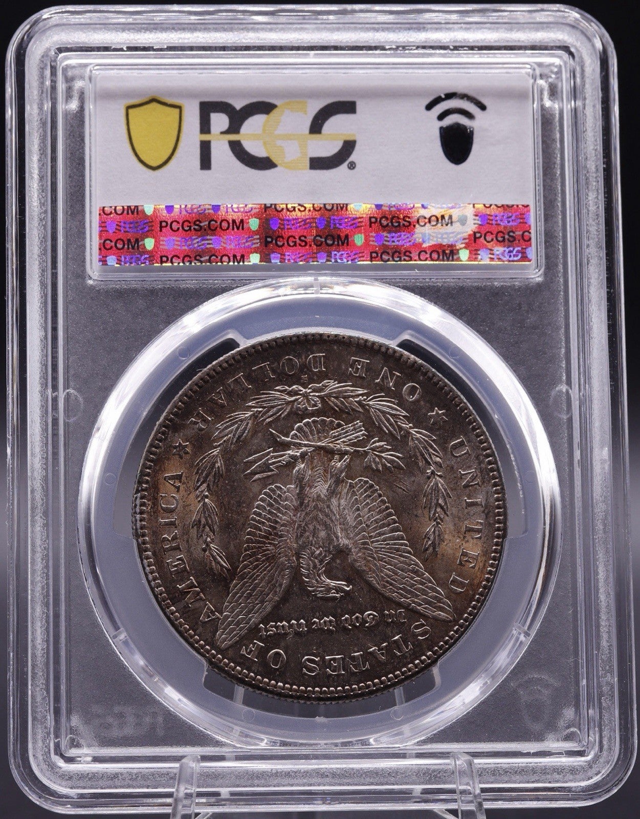 1879-S Morgan Dollar PCGS AU58 Reverse of 1878 Key Variety - Toner