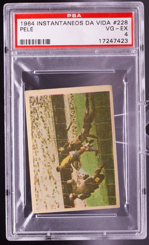 1964 Instantaneos Da Vida Do Rei Pele #228 Pelé PSA 4 VG-EX Brazil Soccer Card