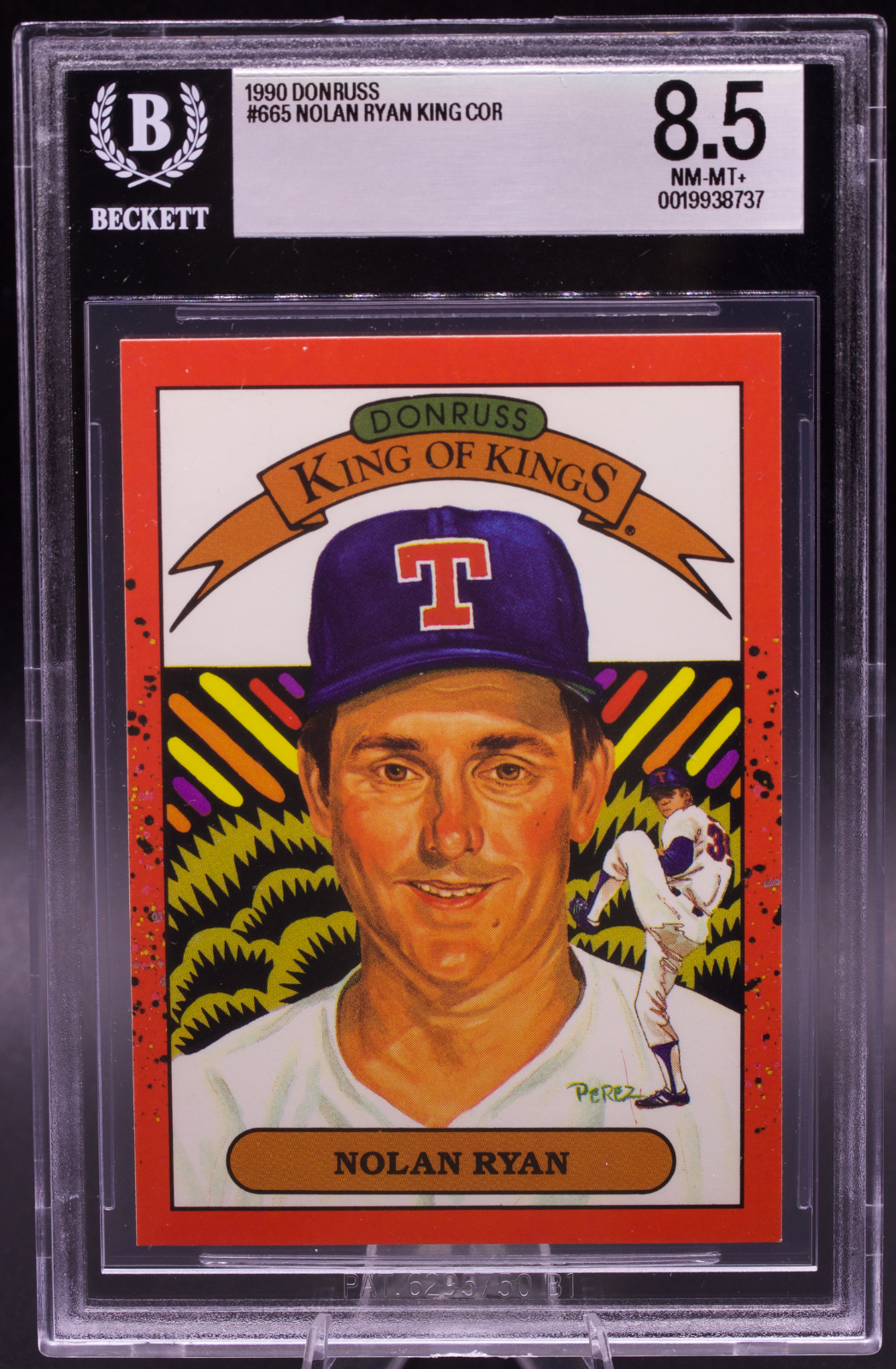 1990 Donruss King of Kings Nolan Ryan #665 New BGS Holder 8.5 NM-MT+ Rangers