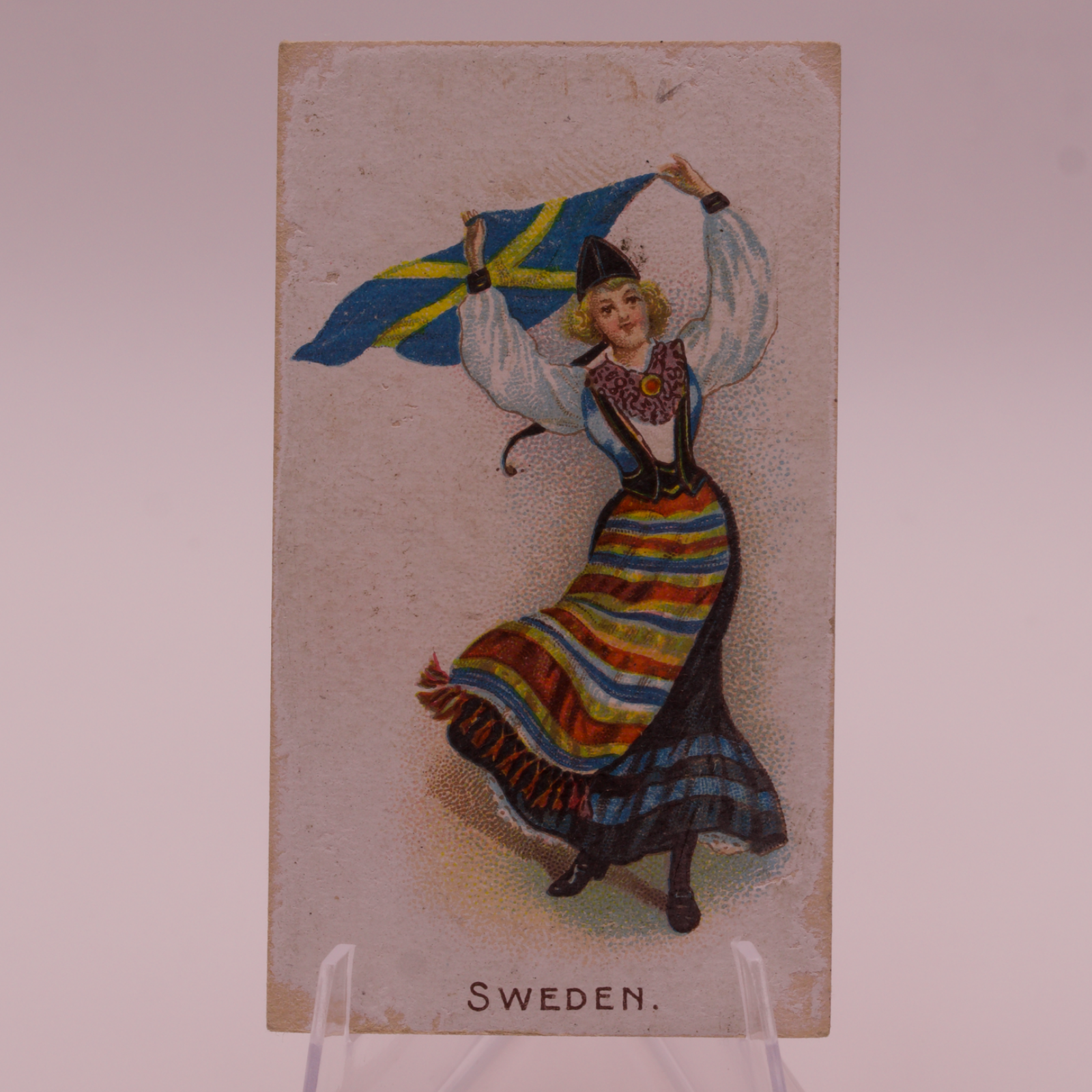 Player's Navy Mixture Tobacco Card SWEDEN Dancing Girl John Player & Sons