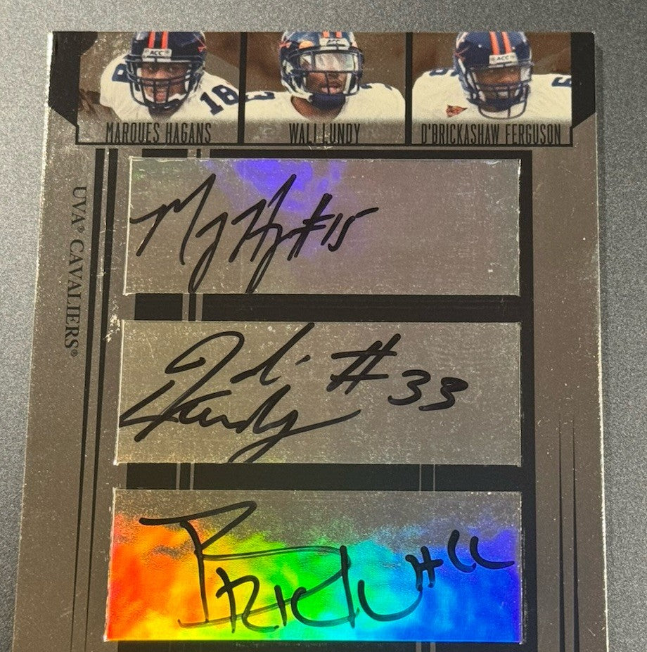 2006 Leaf Limited UVA Triple Auto /100 • Ferguson Lundy Hagans • Rare Phenom RC