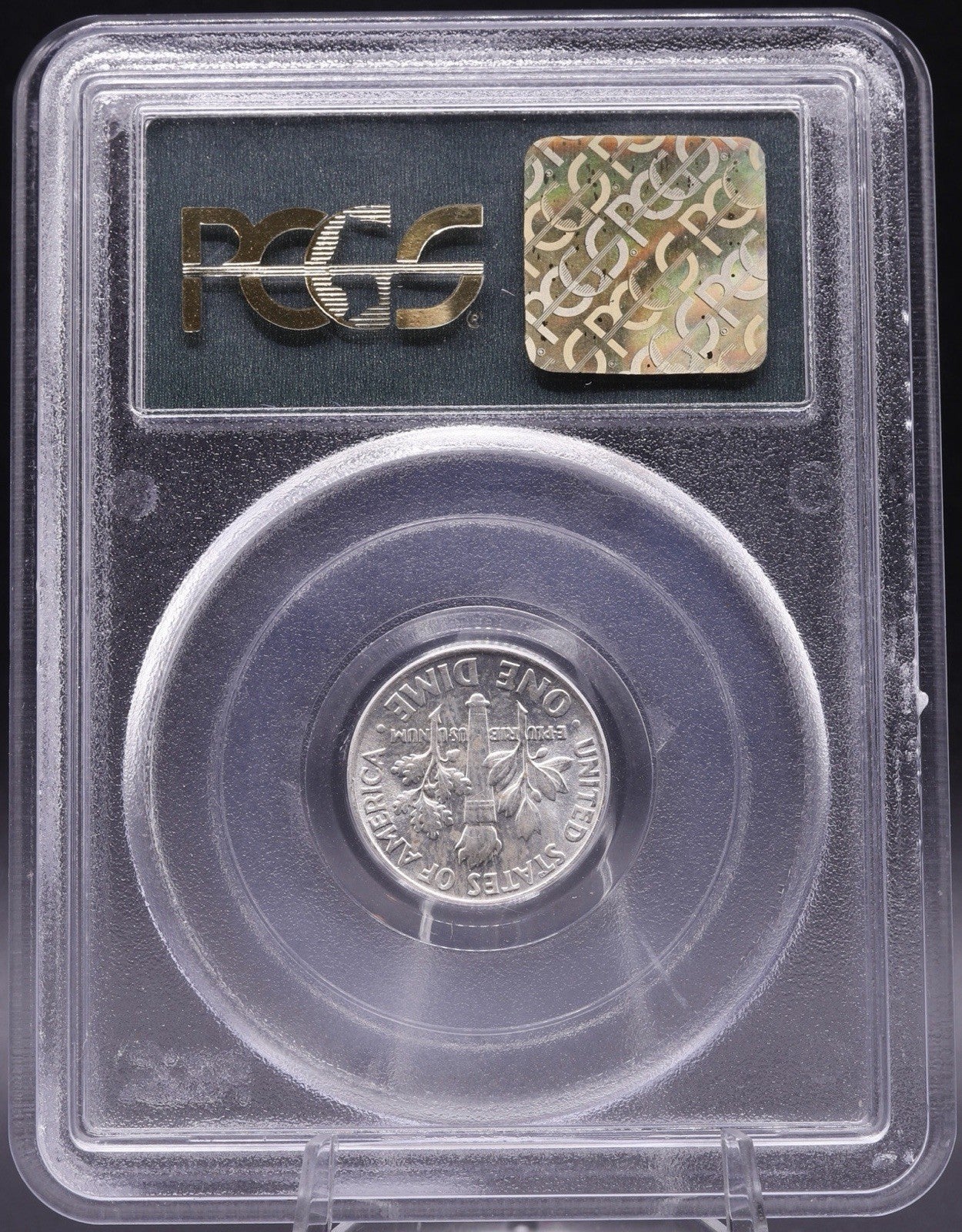 1964 Roosevelt Dime PCGS MS64 SILVER SAMPLE SLAB Rare OGH