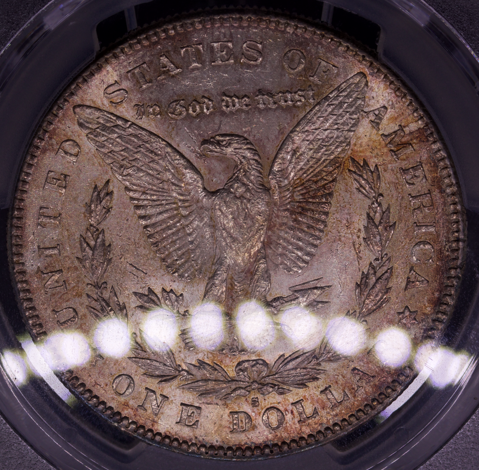 1879-S Morgan Dollar PCGS AU58 Reverse of 1878 Key Variety - Toner