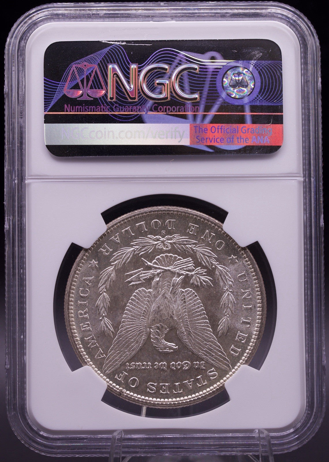 1881-S Morgan Silver Dollar NGC MS67 Gem Golden Toning $1 San Francisco Coin