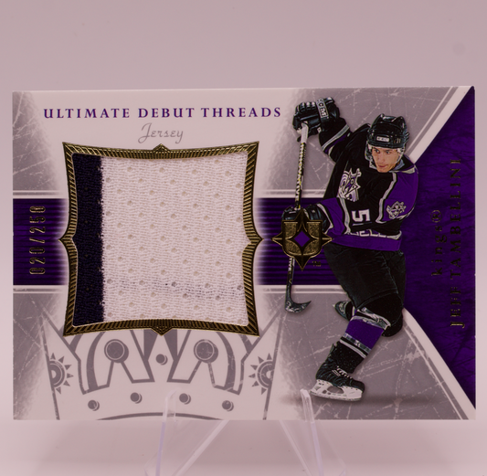 2005-06 Upper Deck Ultimate Collection Jeff Tambellini Debut Threads Jersey /250