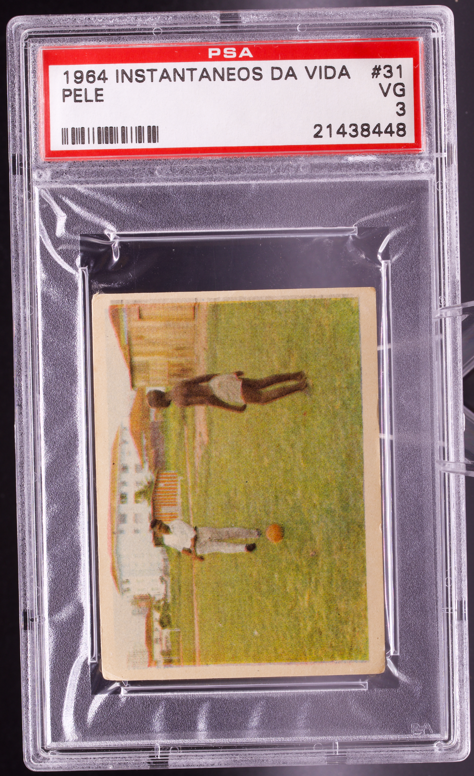 1964 Instantaneos Da Vida #31 Pele PSA 3 VG Dondinho Father Santos Soccer Card