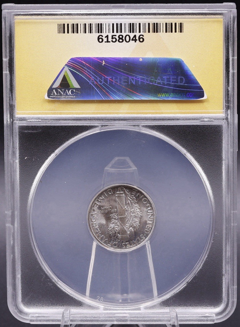 1945-D Mercury Dime MS67 ANACS