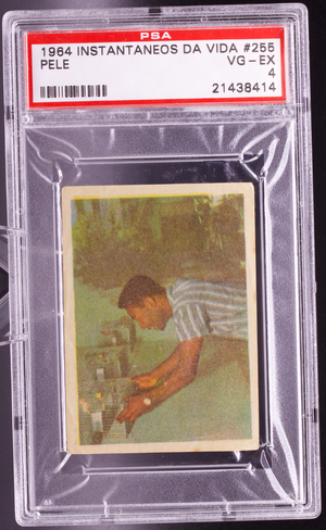 1964 Instantaneos Da Vida #255 Pele PSA 4 VG-EX Birds Passarinhos Soccer Card