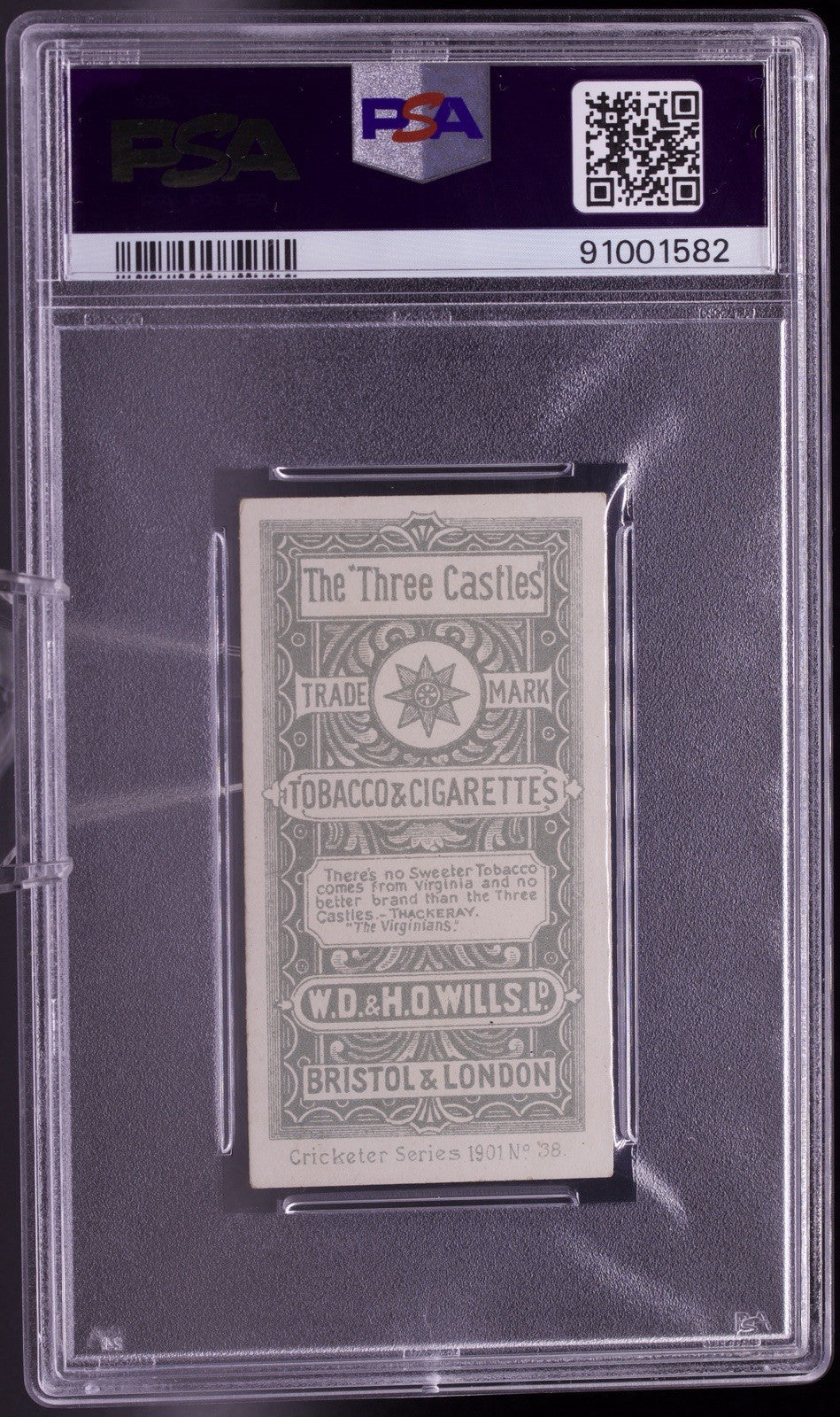 1901 Wills's Cigarettes #38 W. RHODES PSA 4 VG-EX - POP 1 NONE HIGHER! 🔥