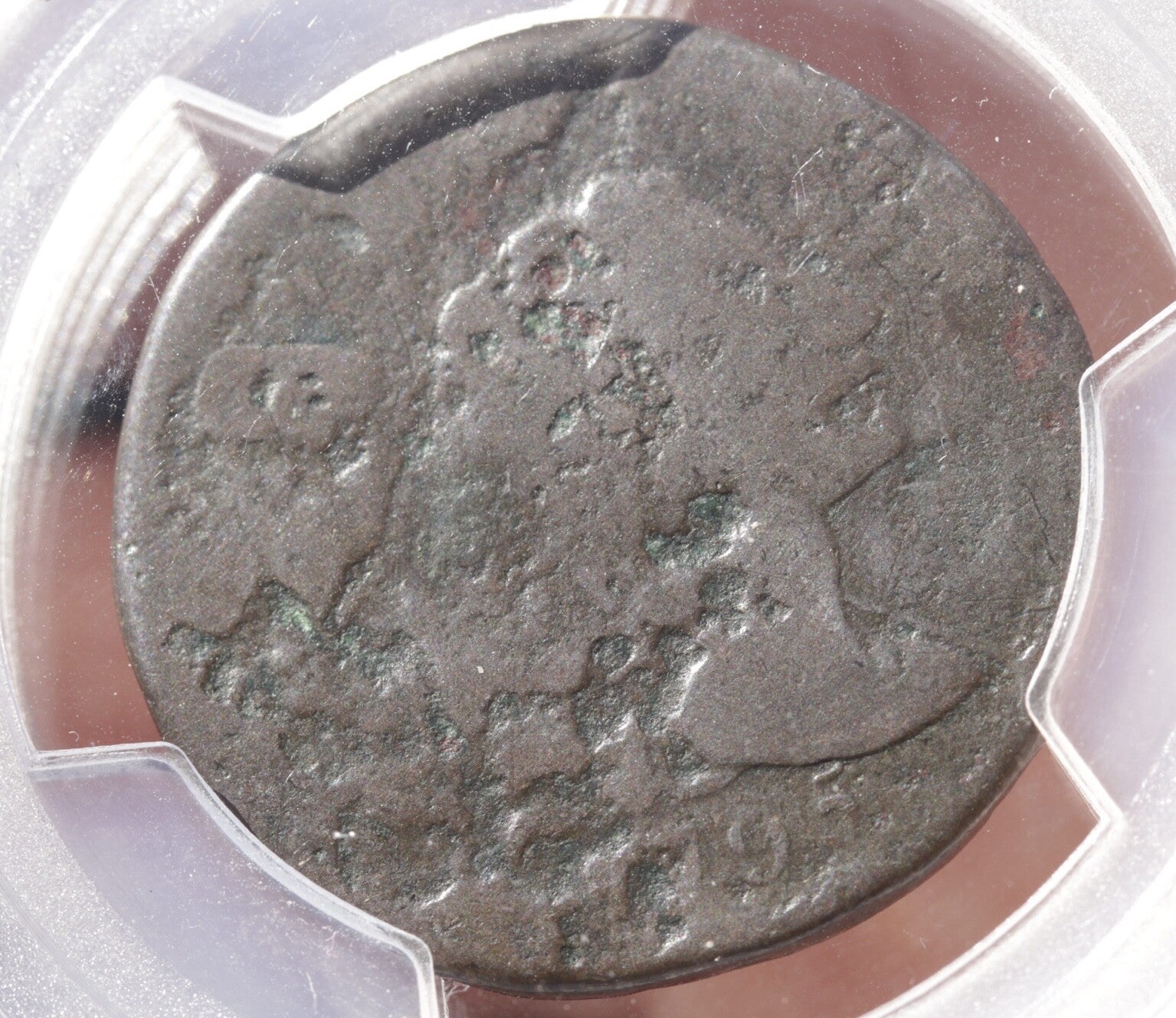 1795 Flowing Hair Large Cent S-78 Plain Edge PCGS Genuine Early US Copper Coin
