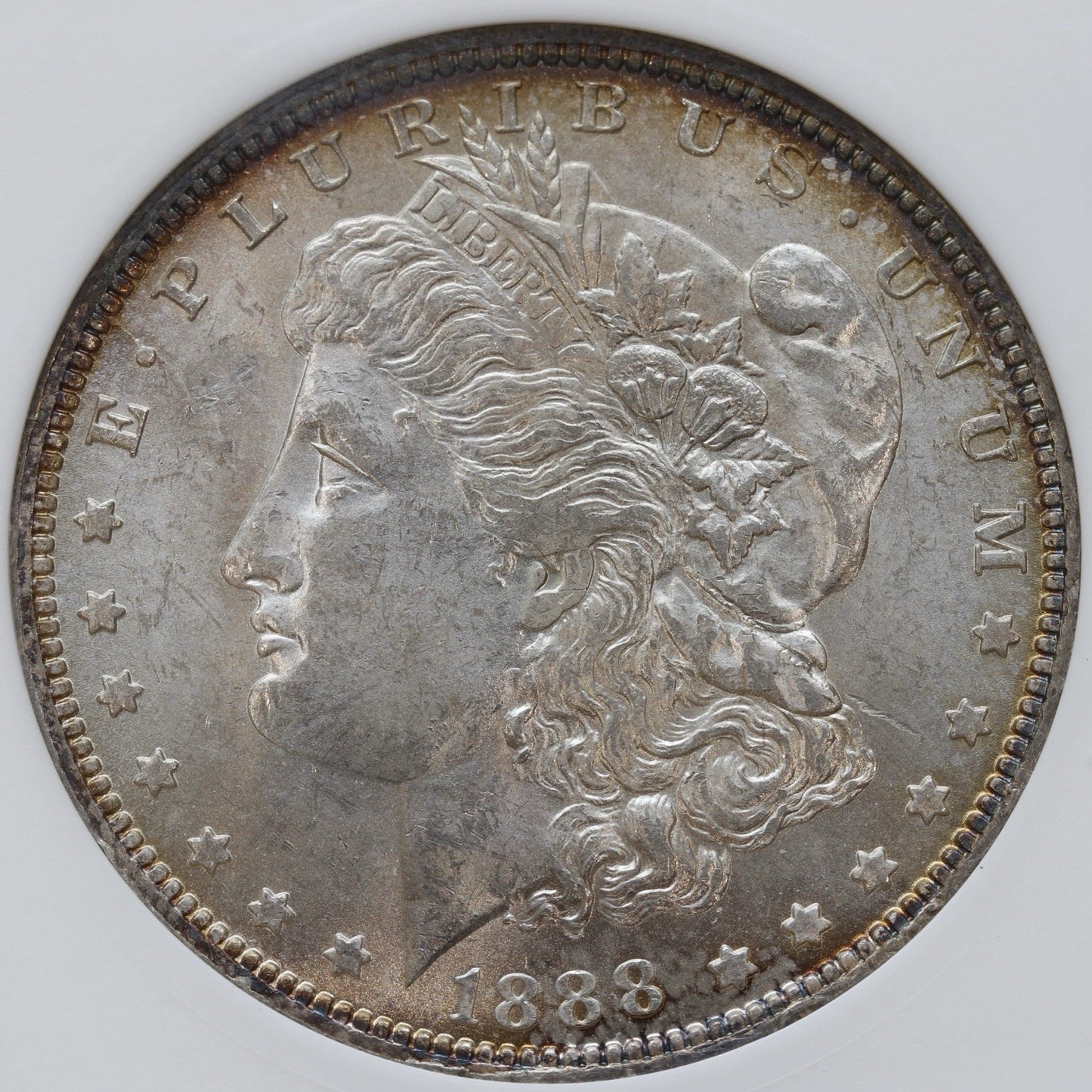 1888-O Morgan Silver Dollar $1 ANACS MS62 • VAM-1B Early Die State Scarface 🔥