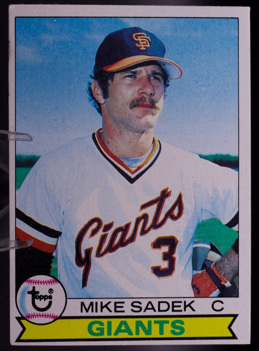 1979 Topps #256 Mike Sadek San Francisco Giants Catcher Vintage Baseball Card