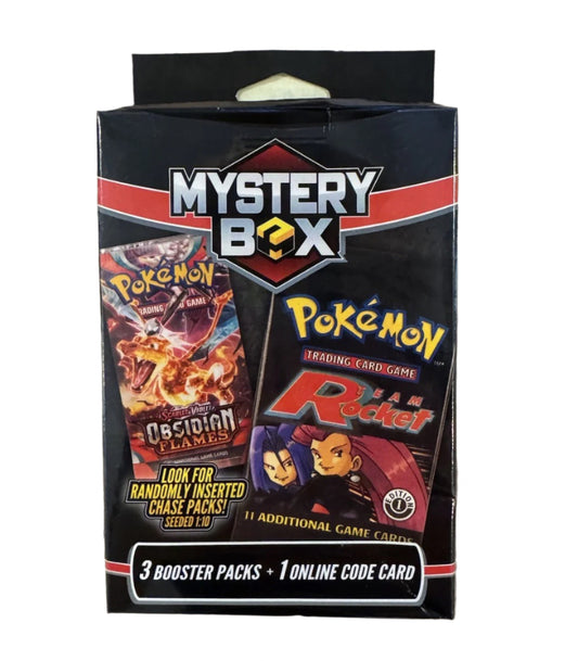 Pokémon Mystery Box By MJ Holdings – 3 Packs + Code | 1:10 Chase Vintage Pack