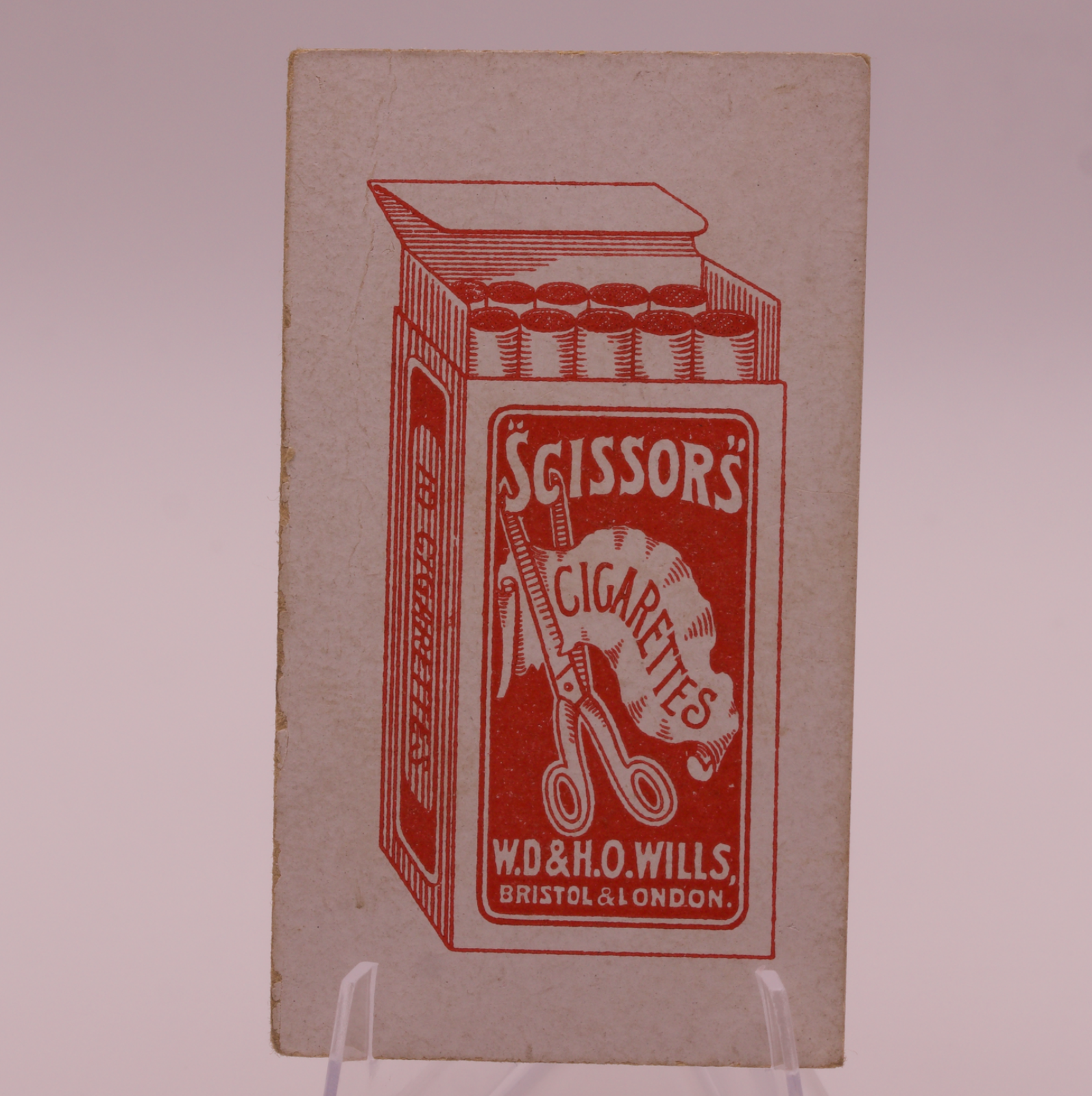 Antique Wills Scissors Cigarettes Card No 21 China W.D. & H.O. Wills Bristol