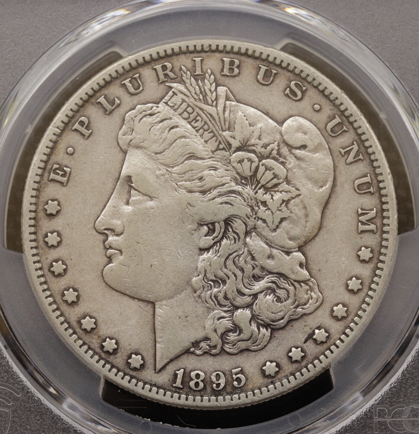 1895-S Morgan Silver Dollar PCGS Genuine VF Details Key Date Scarce Low Mintage