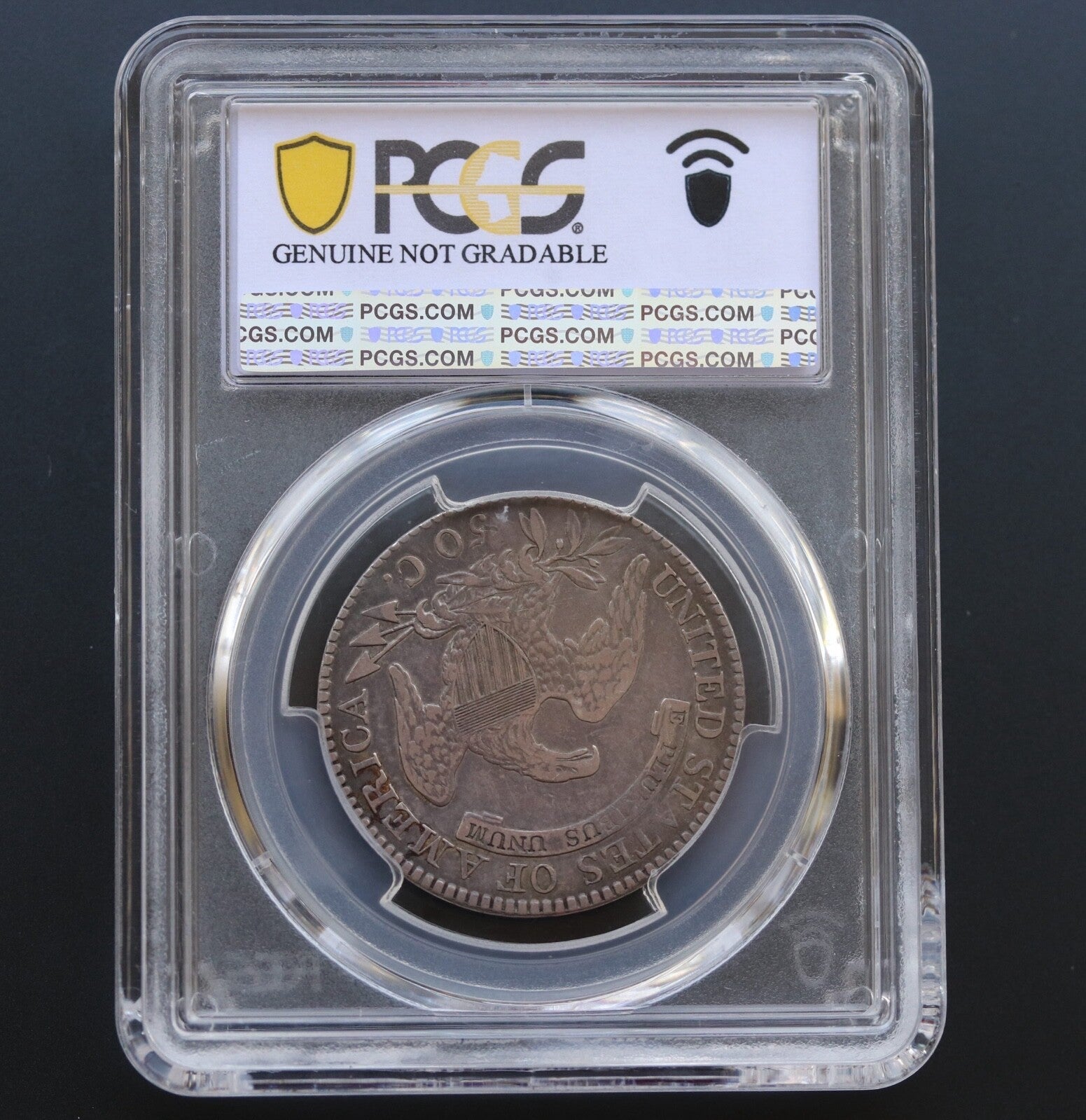 1817 Capped Bust Half Dollar O-107 High R4 PCGS XF Details Cleaned 50C