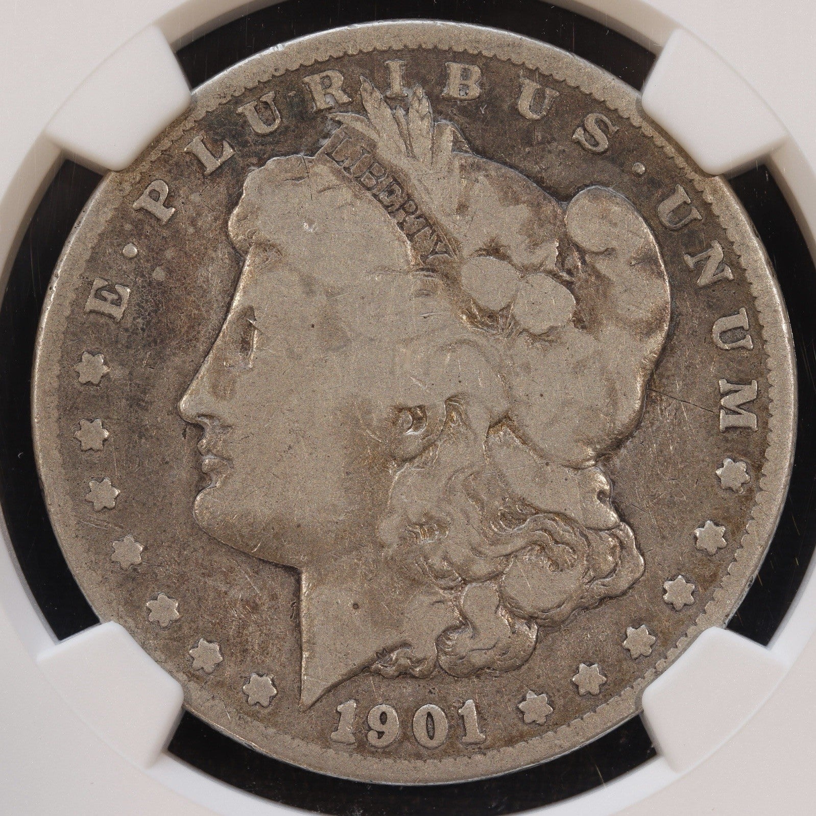 1901 Morgan Silver Dollar $1 NGC G4 • VAM-3 Double Die Reverse Top 100