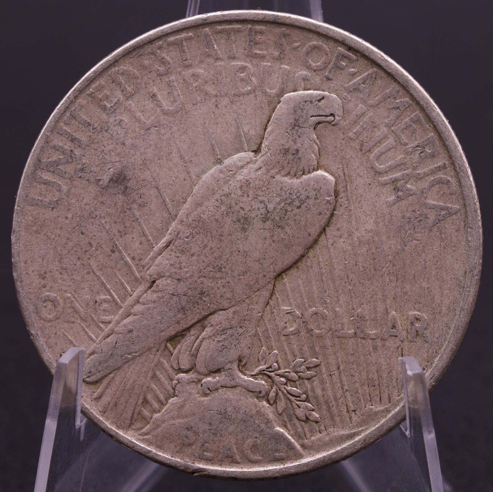 1922-P Peace Silver Dollar $1 Coin Circulated 90% Fine Silver Vintage Raw Find