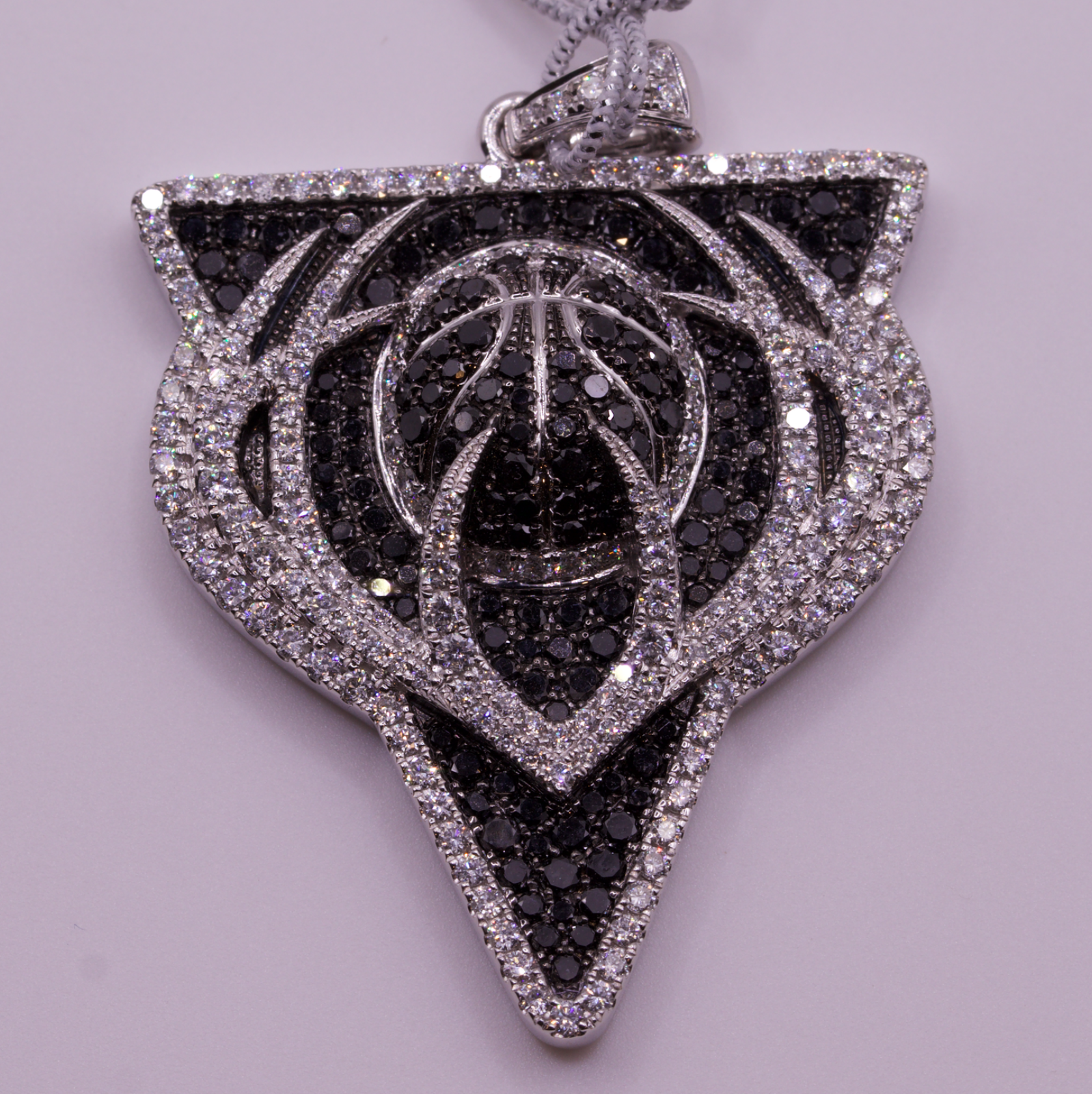 Milwaukee Bucks Gameplan NBA Pendant 14K White Gold 3.82ctw Diamonds