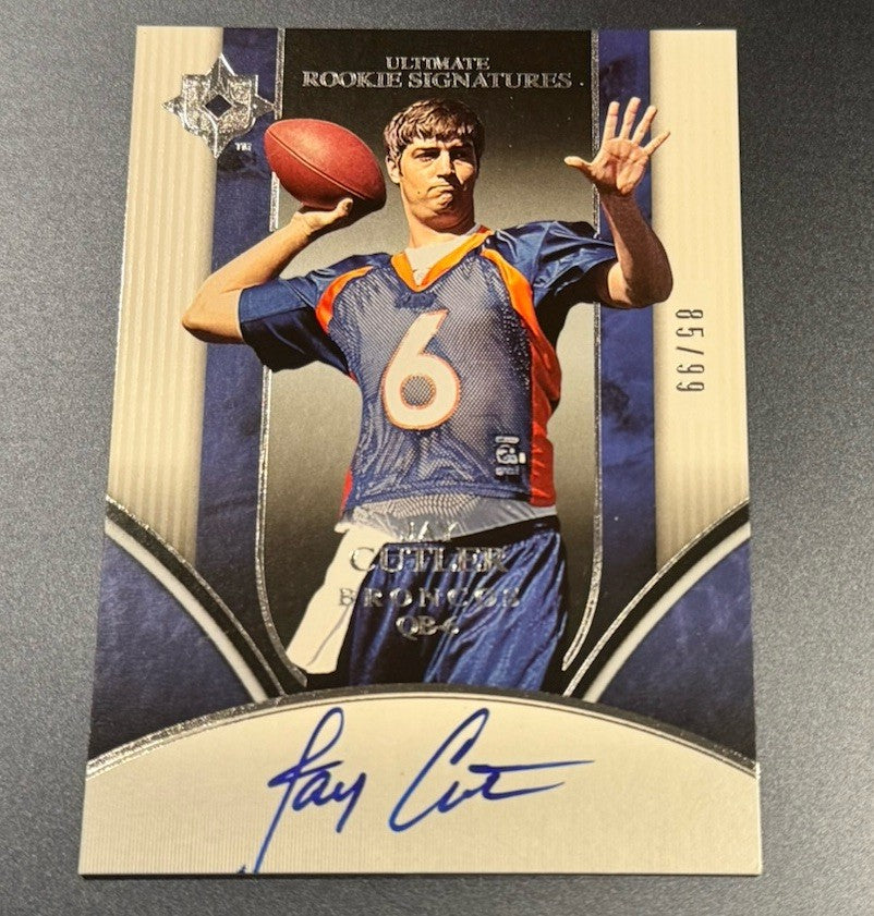 2006 Ultimate Collection Jay Cutler Rookie Auto RC #85/99 • Denver Broncos QB