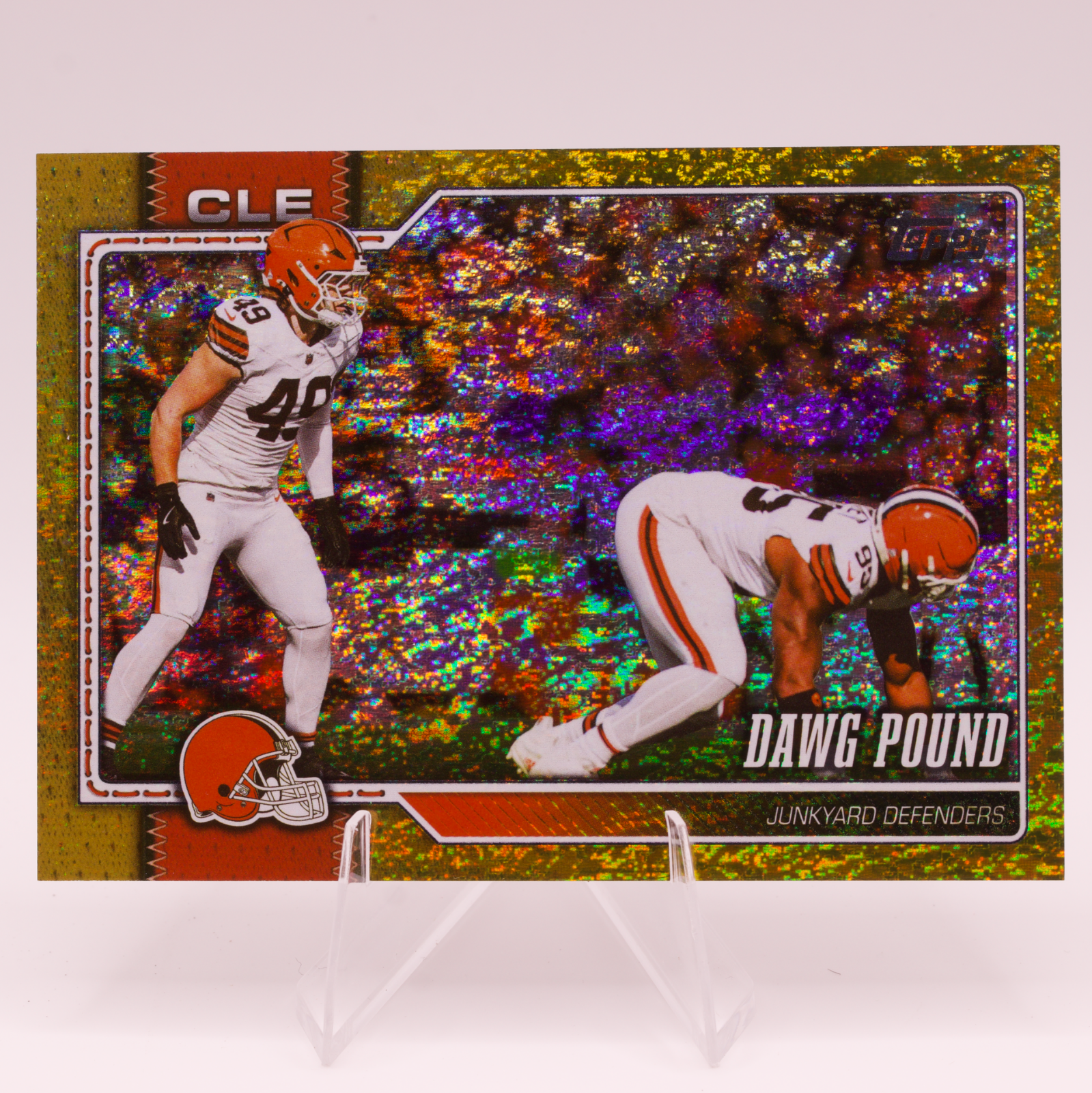 2026 Topps Flagship Dawg Pound Gold /50 Cleveland Browns Myles Garrett