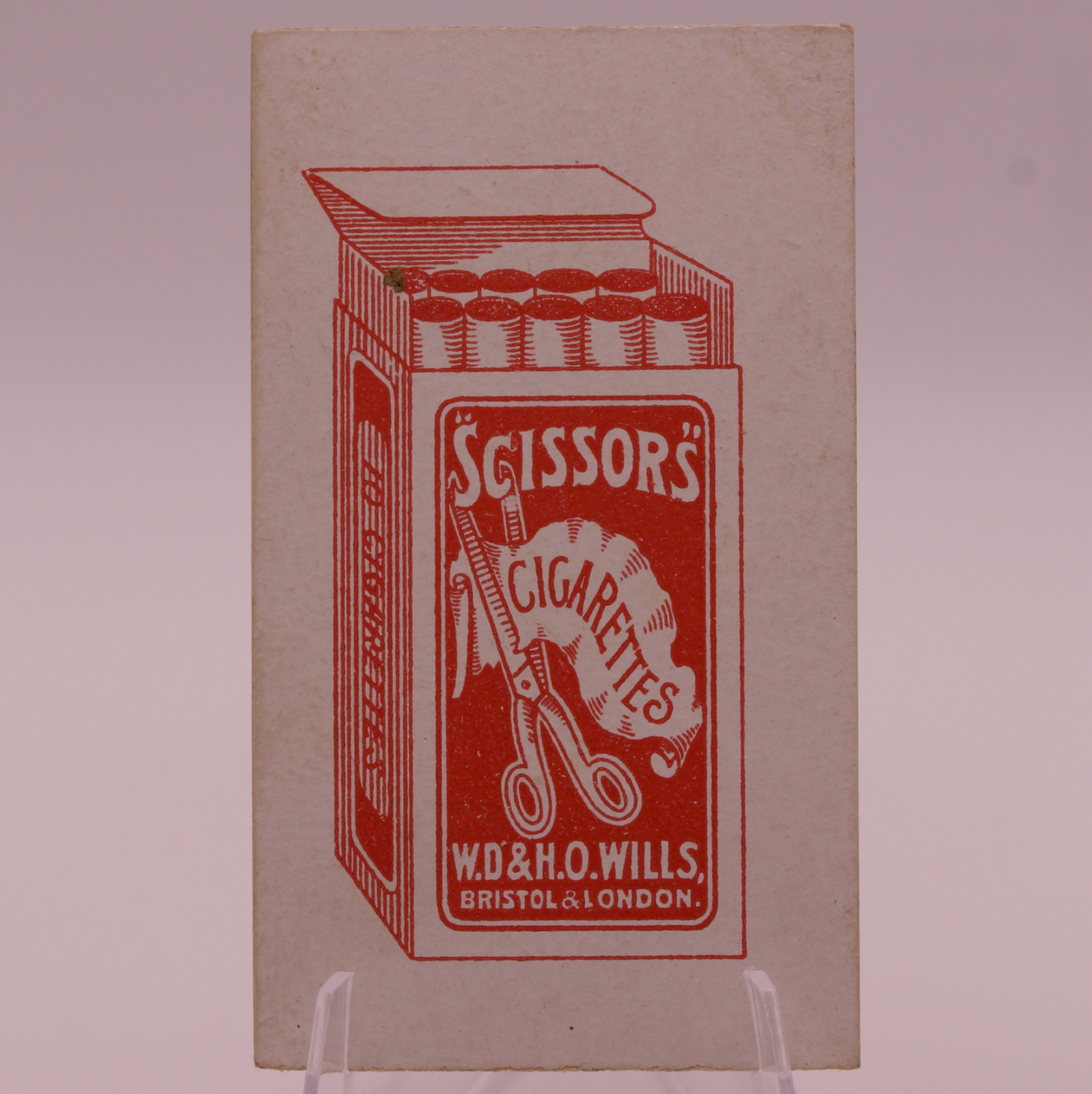 Antique Wills Scissors Cigarettes Card No 17 Holland W.D. & H.O. Wills Bristol
