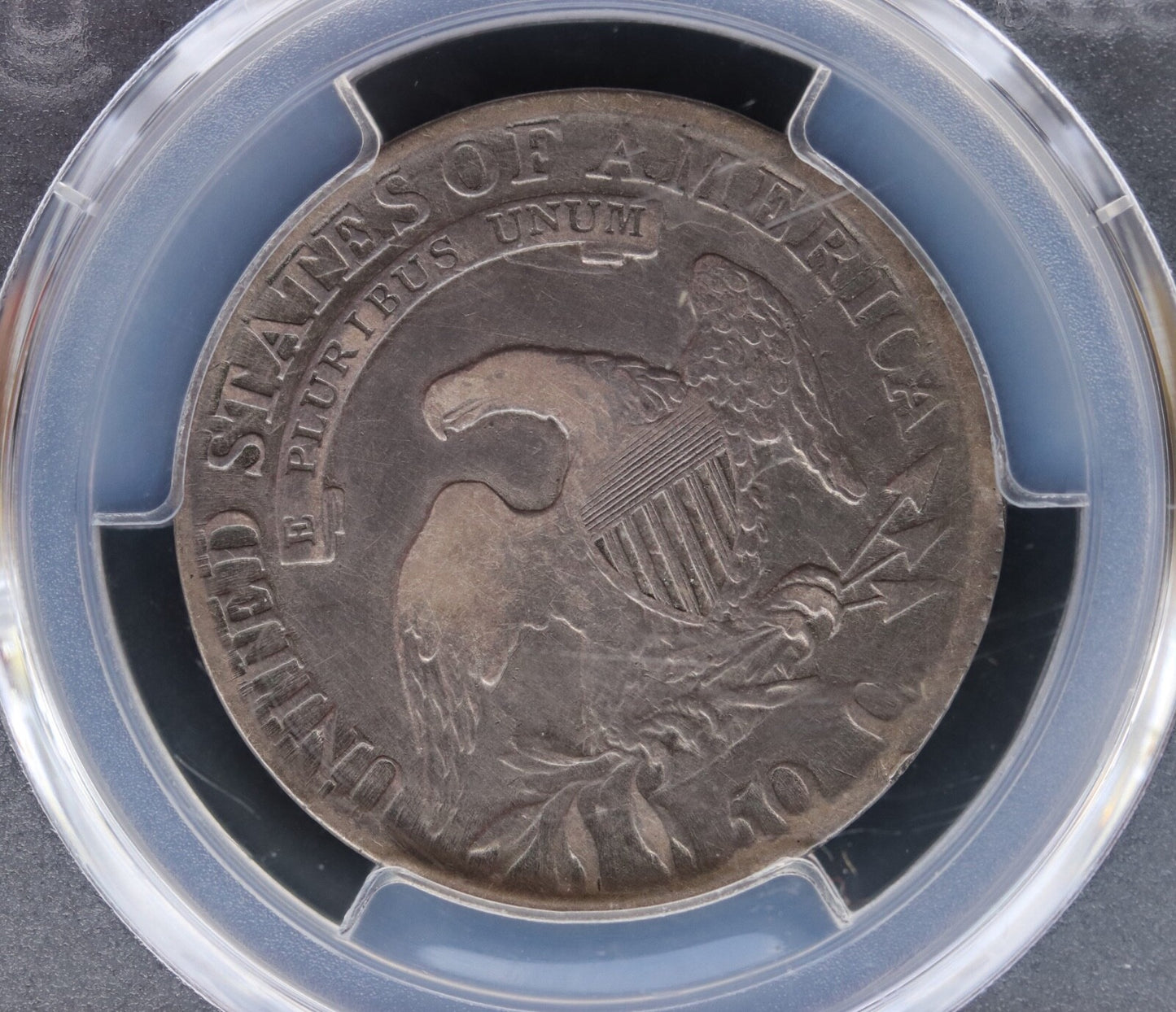 1814 Capped Bust Half Dollar E/A STATES VF Details PCGS Cleaned O-108a R1 50C