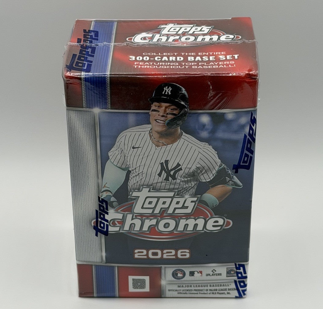 2026 Topps Chrome Baseball Blaster Box Sealed 7 Packs 28 Cards Aaron Judge MLB