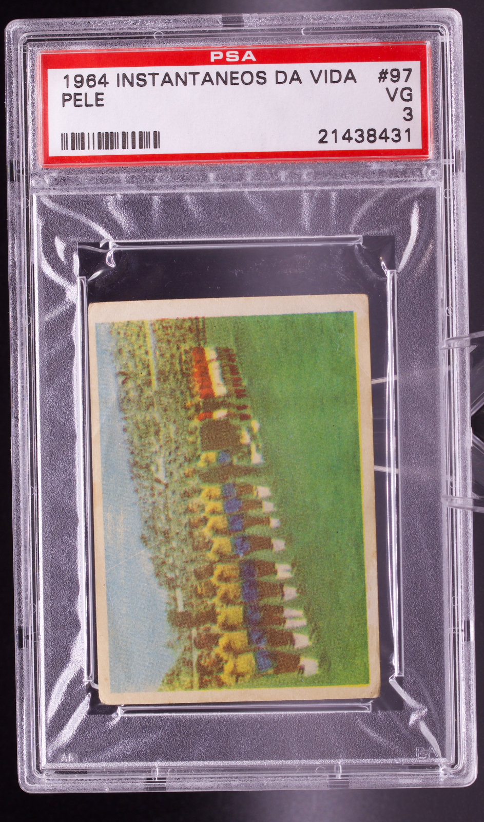 1964 Instantaneos Da Vida #97 Pele PSA 3 VG 1958 World Cup France Soccer Card