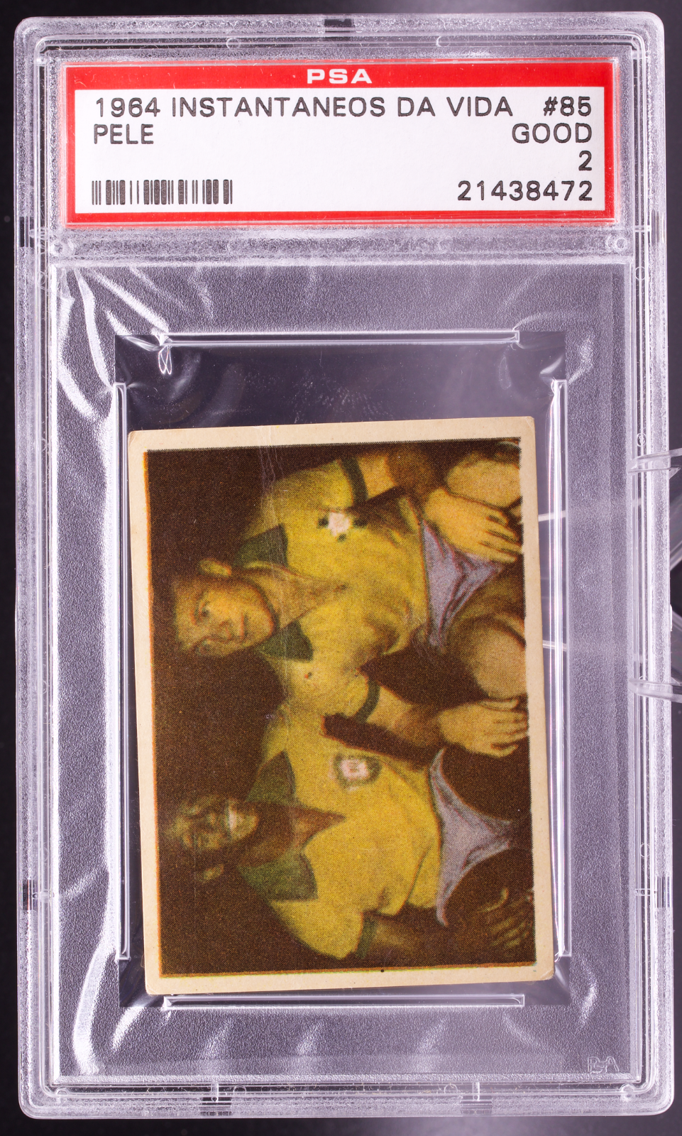 1964 Instantaneos Da Vida Do Rei Pele #85 Pele & Mazzola PSA 2 Brazil Soccer