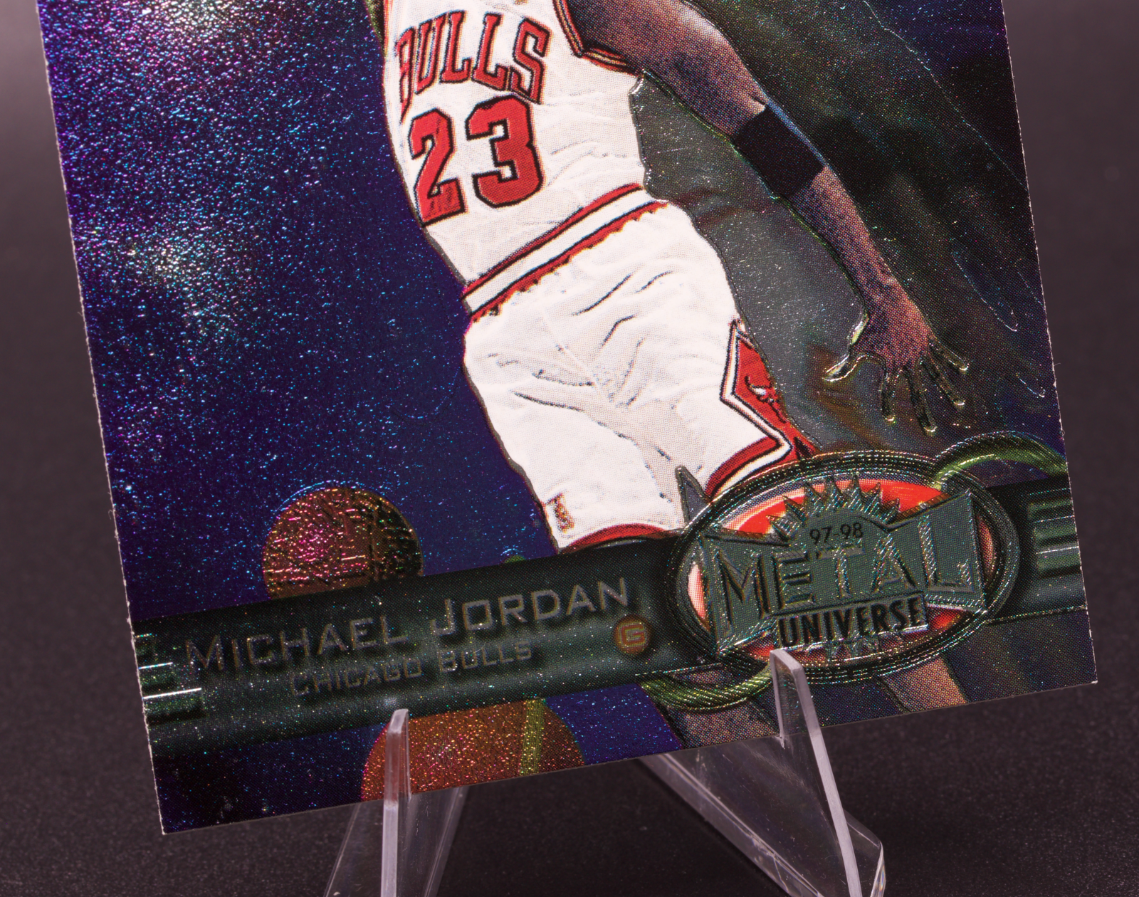 1997-98 Skybox Metal Universe Michael Jordan #23 Chicago Bulls HOF Base Card